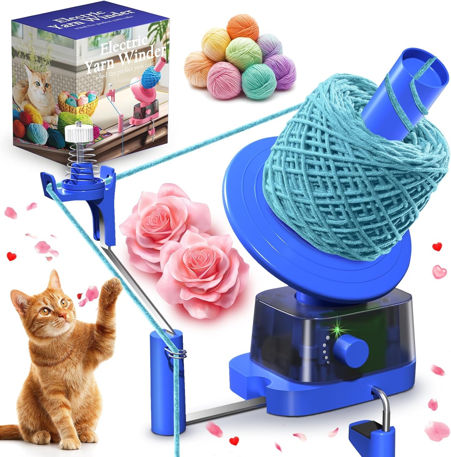 CozyBomBTM Electric Yarn Winder for Effortless Crafting