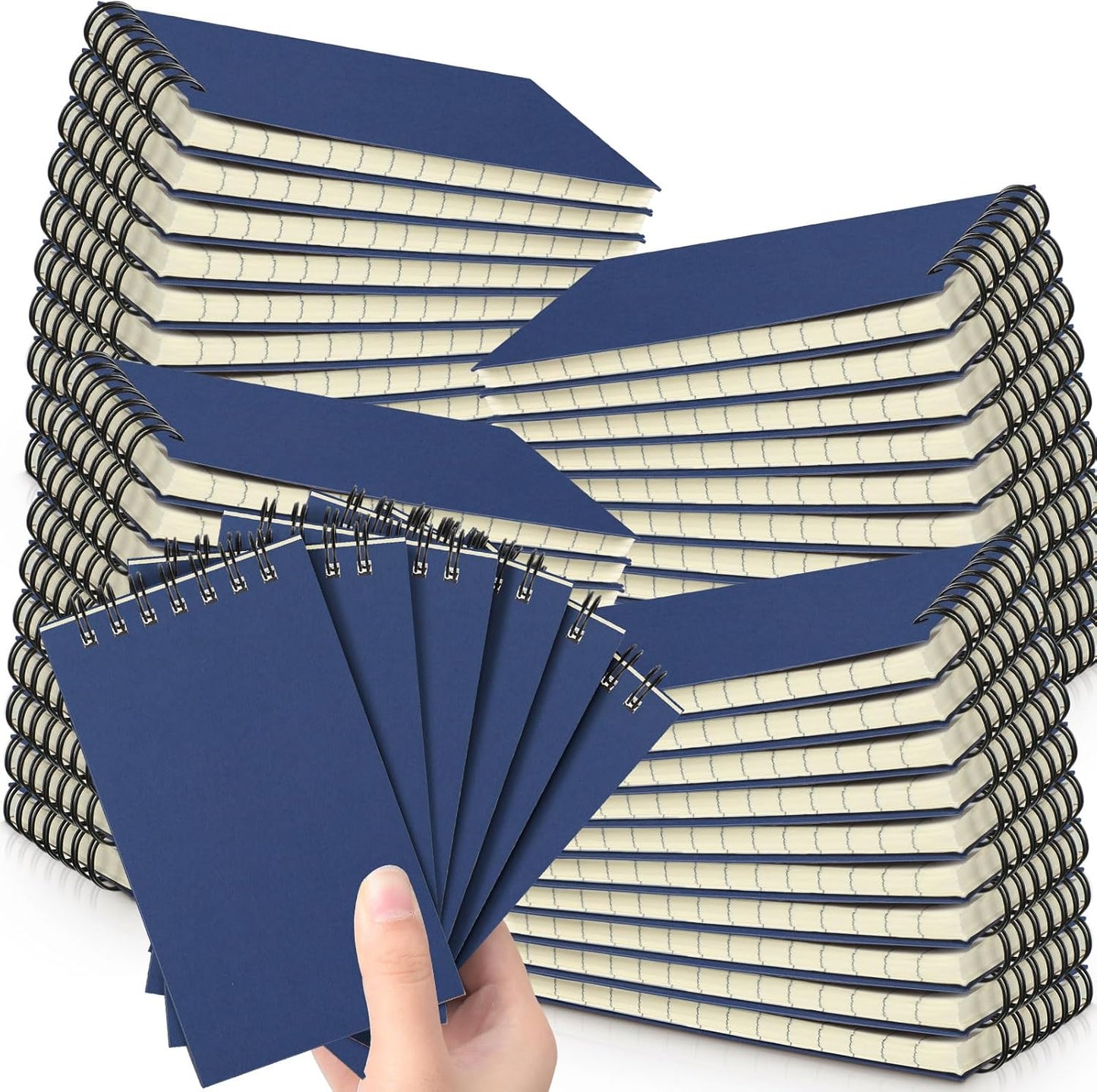 Tenceur 54 Pcs Pocket Notebook Bulk Mini Spiral Notepads