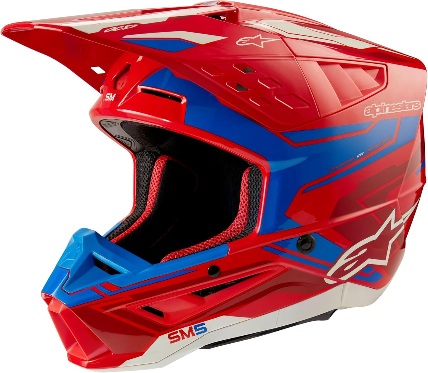 Alpinestars SM5 Solid Helmet for Lightweight MX Protection
