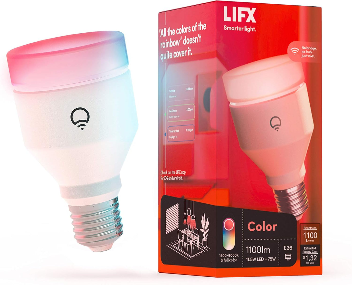 LIFX Smart Light: Ultra Bright, Voice-Controlled Lighting