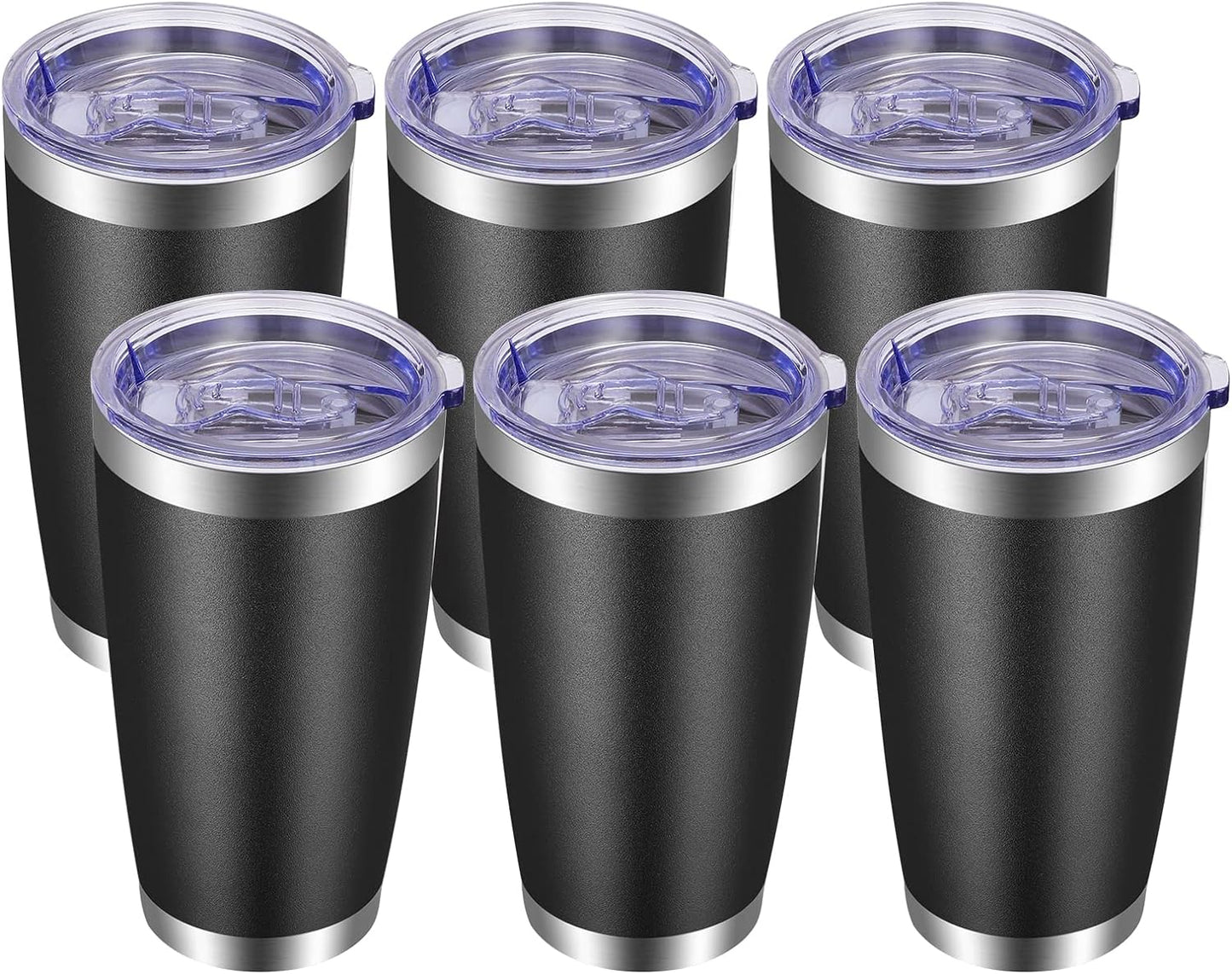 VEGOND 20oz Stainless Steel Tumbler with Lid and Straw Set