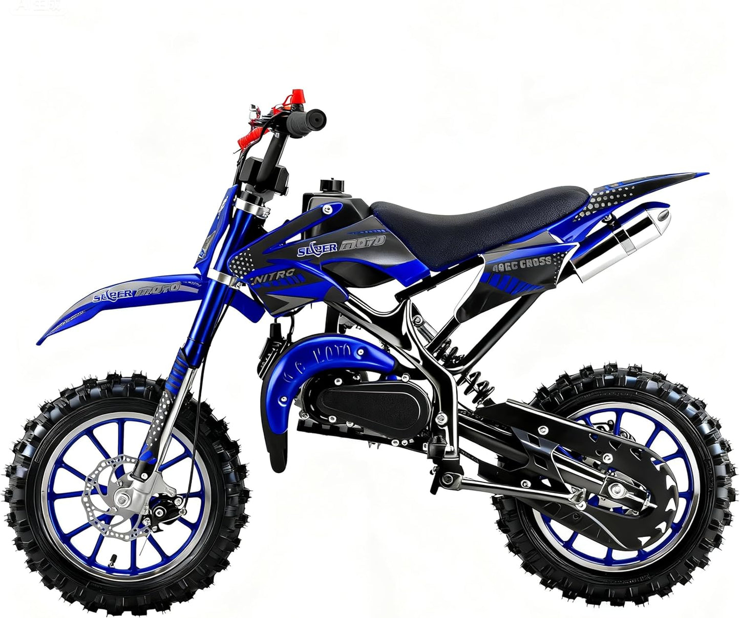 50cc Kids Dirt Bike for Ages 5-17 with Safety Features