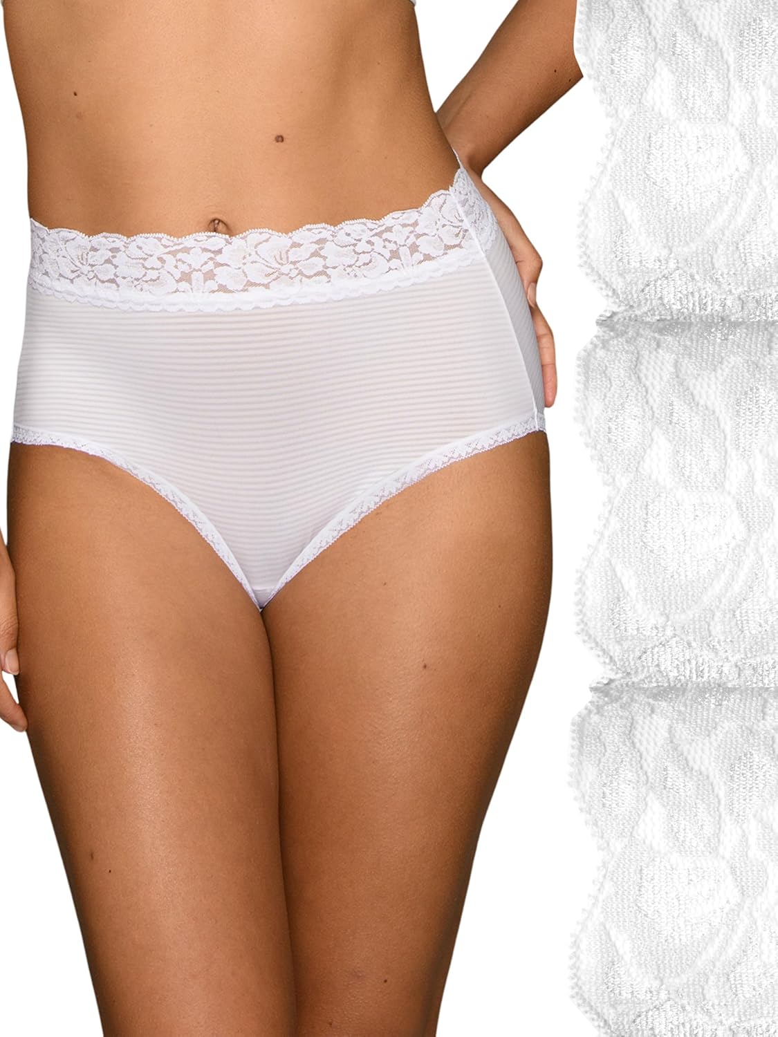 Vanity Fair Womens Flattering Lace Panties for Comfort & Style