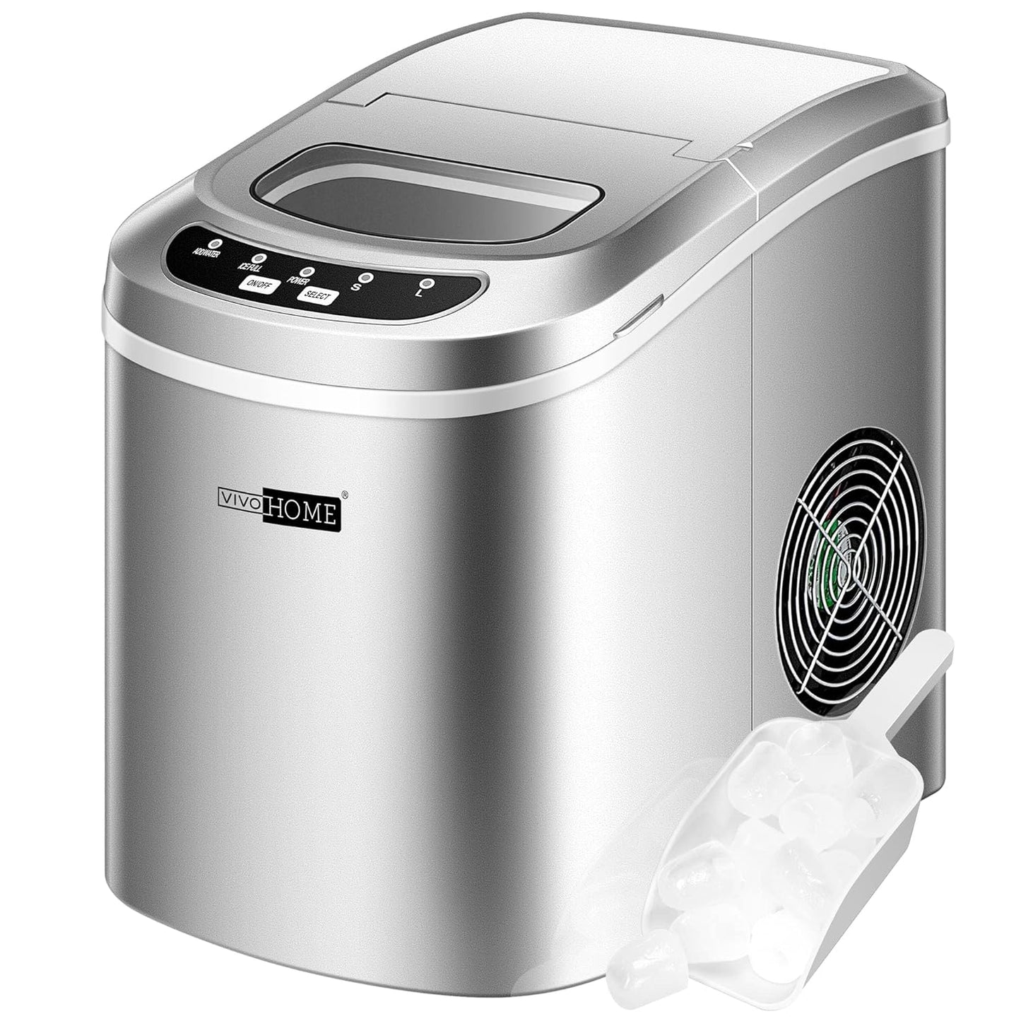 Effortless Ice Making with VIVOHOME 26lbs/Day