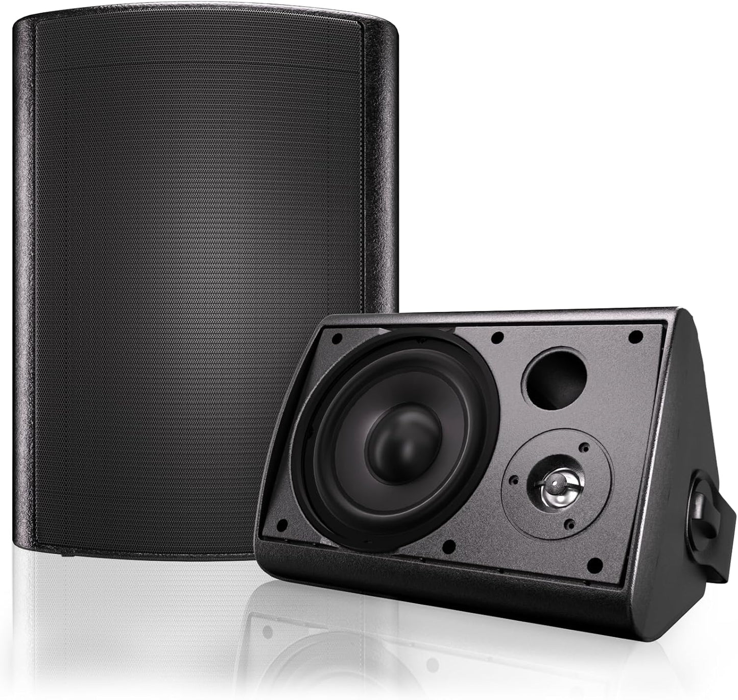 Herdio 6.5 Inches Outdoor Bluetooth Speakers with Powerful Bass