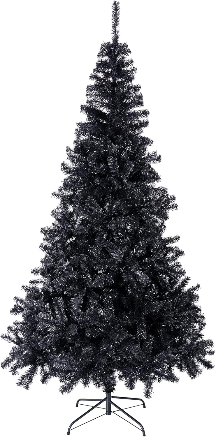 4 FT Premium Artificial Black Christmas Tree for Unique Decor