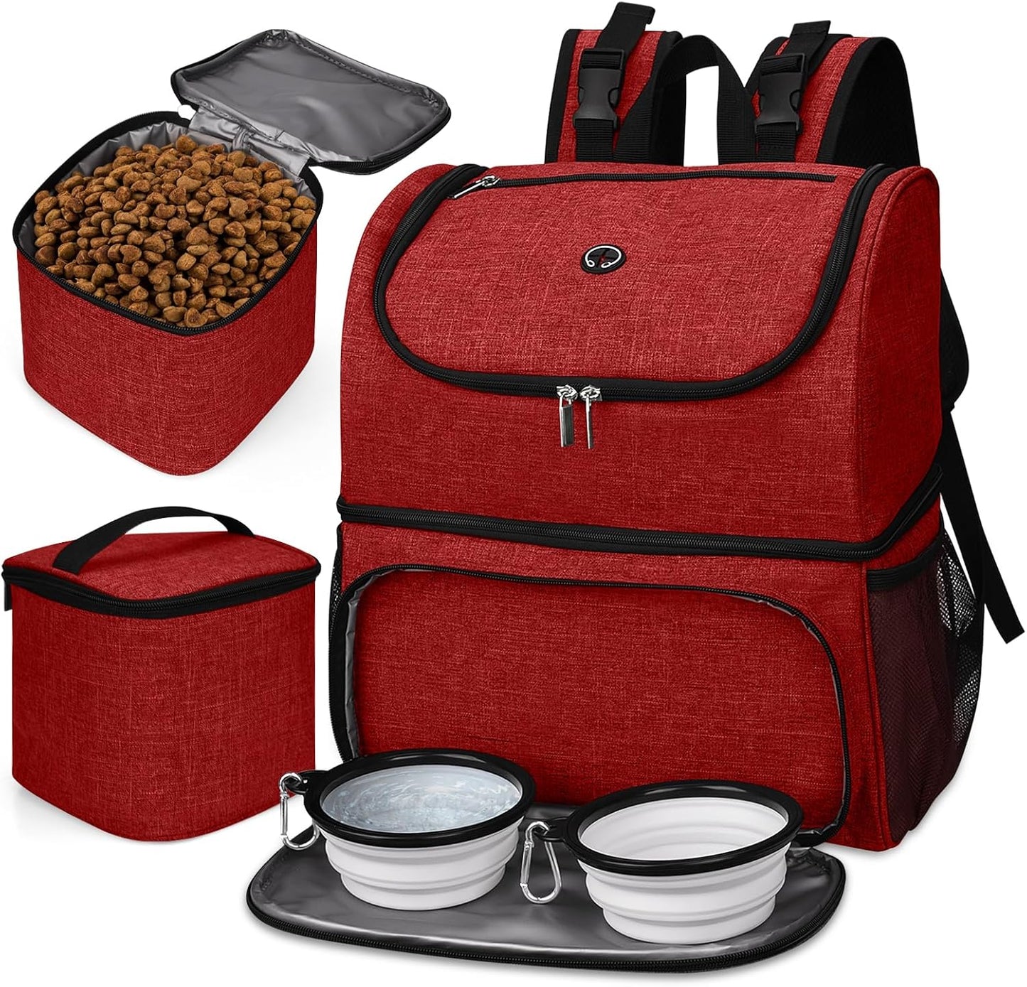 BAGLHER Pet Travel Bag: Durable Double-Layer Backpack for Pets