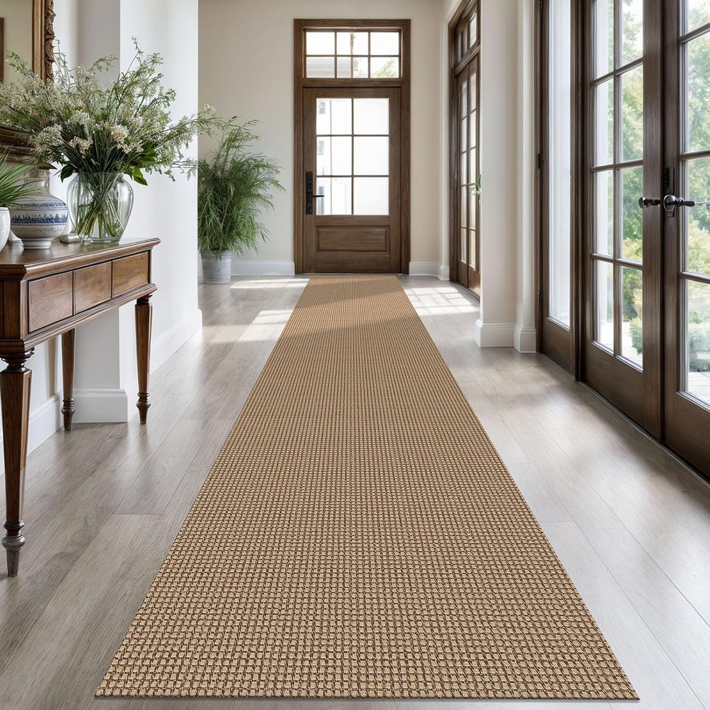 KOZYFLY Extra Long Hallway Runner Rug for Indoor Use 2.6x18 ft