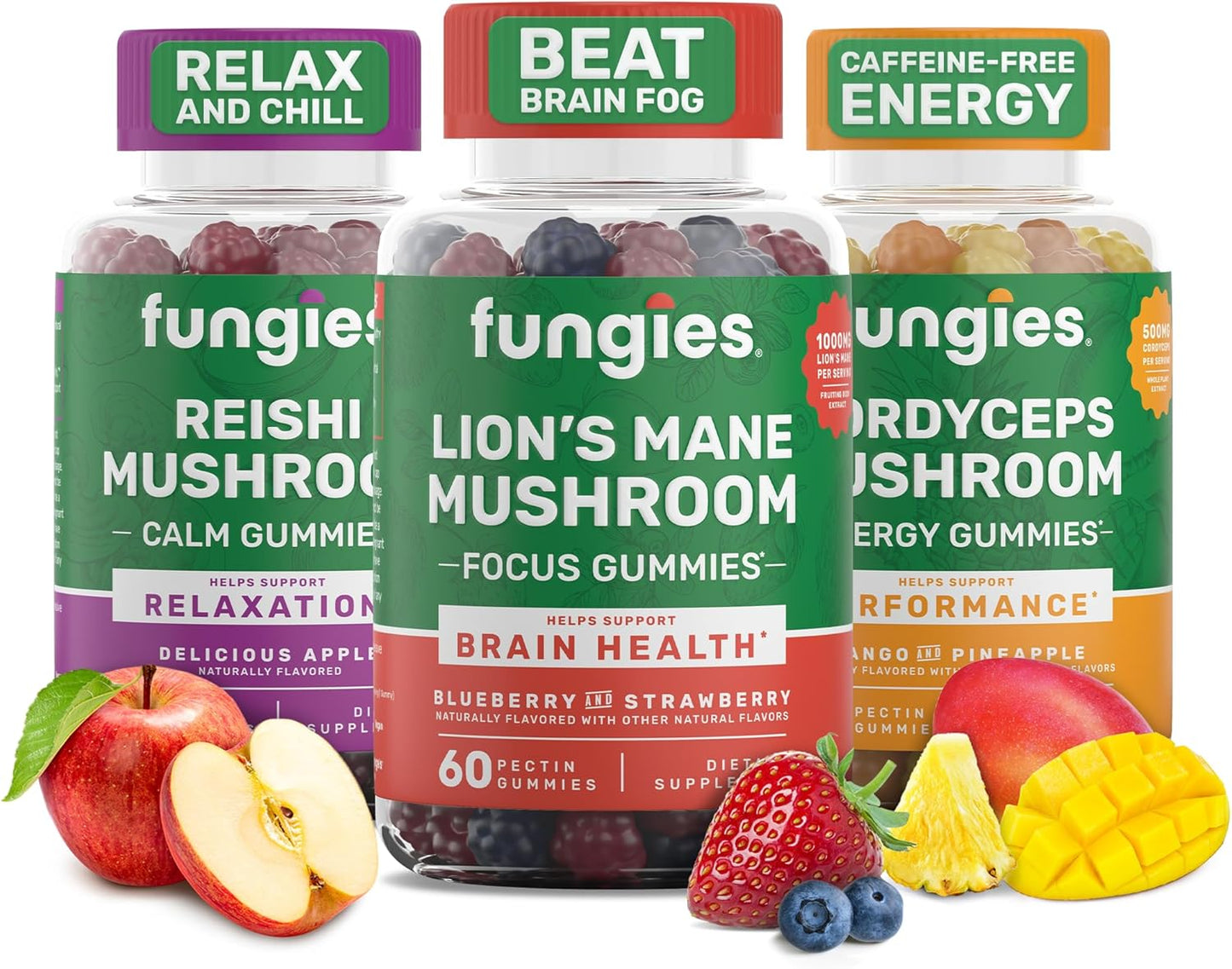 Fungies Mushroom Gummy Bundle for Brain Health and Energy