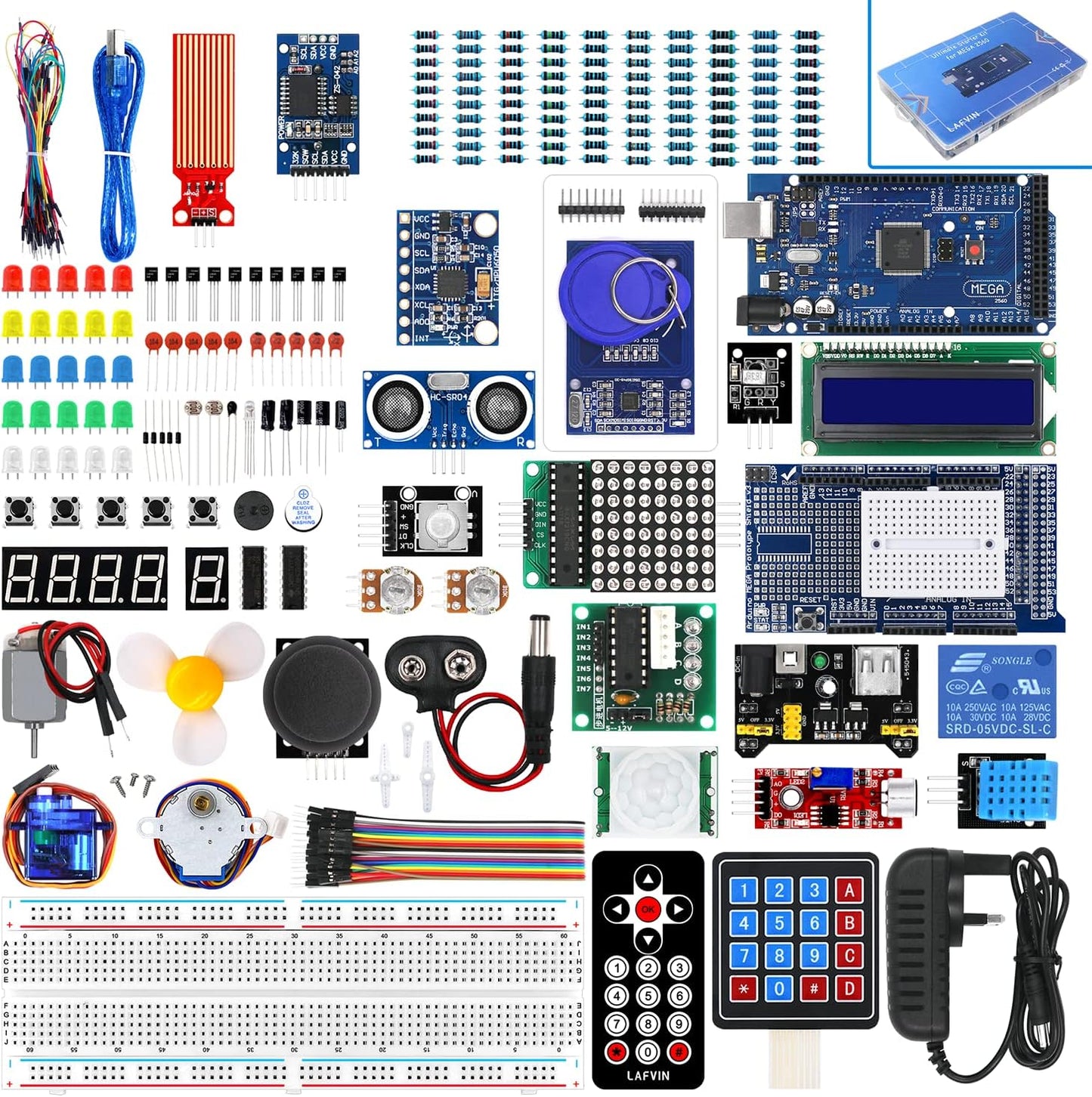 LAFVIN Mega 2560 Project Starter Kit for Arduino IDE Learning
