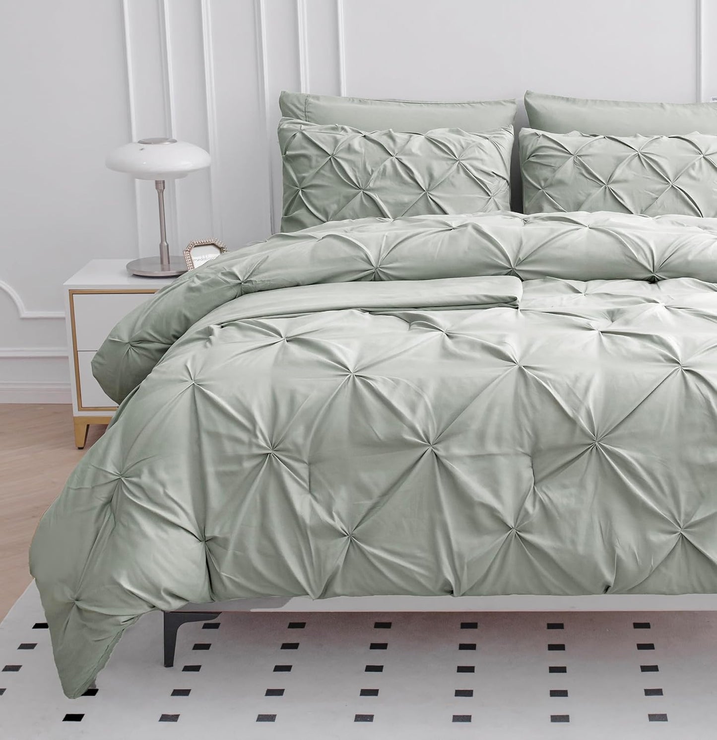 California King Comforter Set by Lane Linen - 7 Piece Bedding