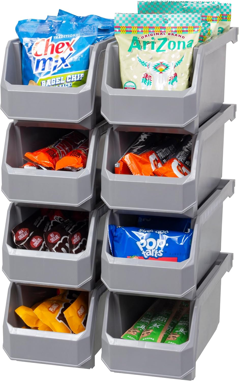 Plastic Containers for Organizing and Storage Bins for Home