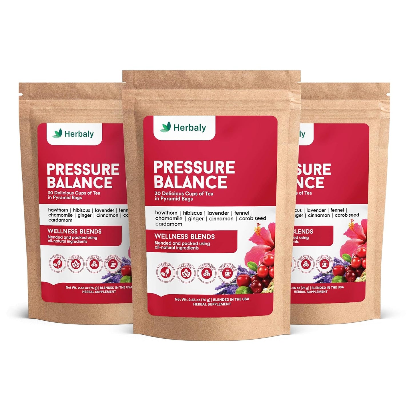Herbaly Heart Functional Tea - 9 Superherbs for Wellness