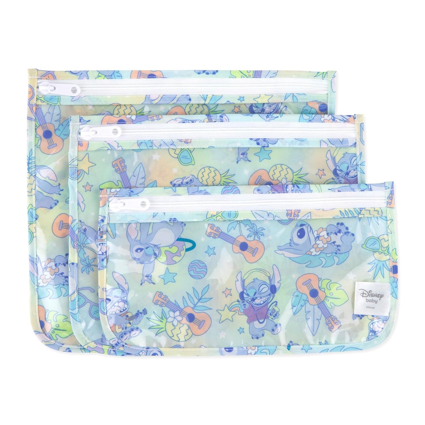 Bumkins TSA Clear Travel Toiletry Bags Set