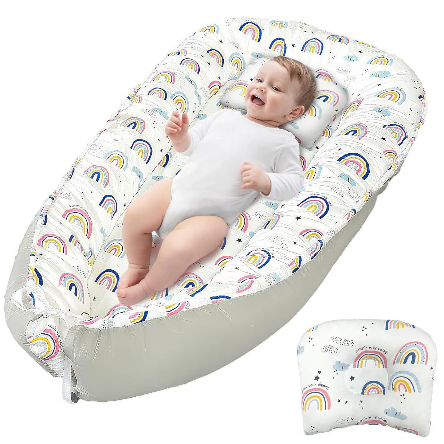 JIFTOK Baby Nests Lounger for Newborn - Comfortable & Portable