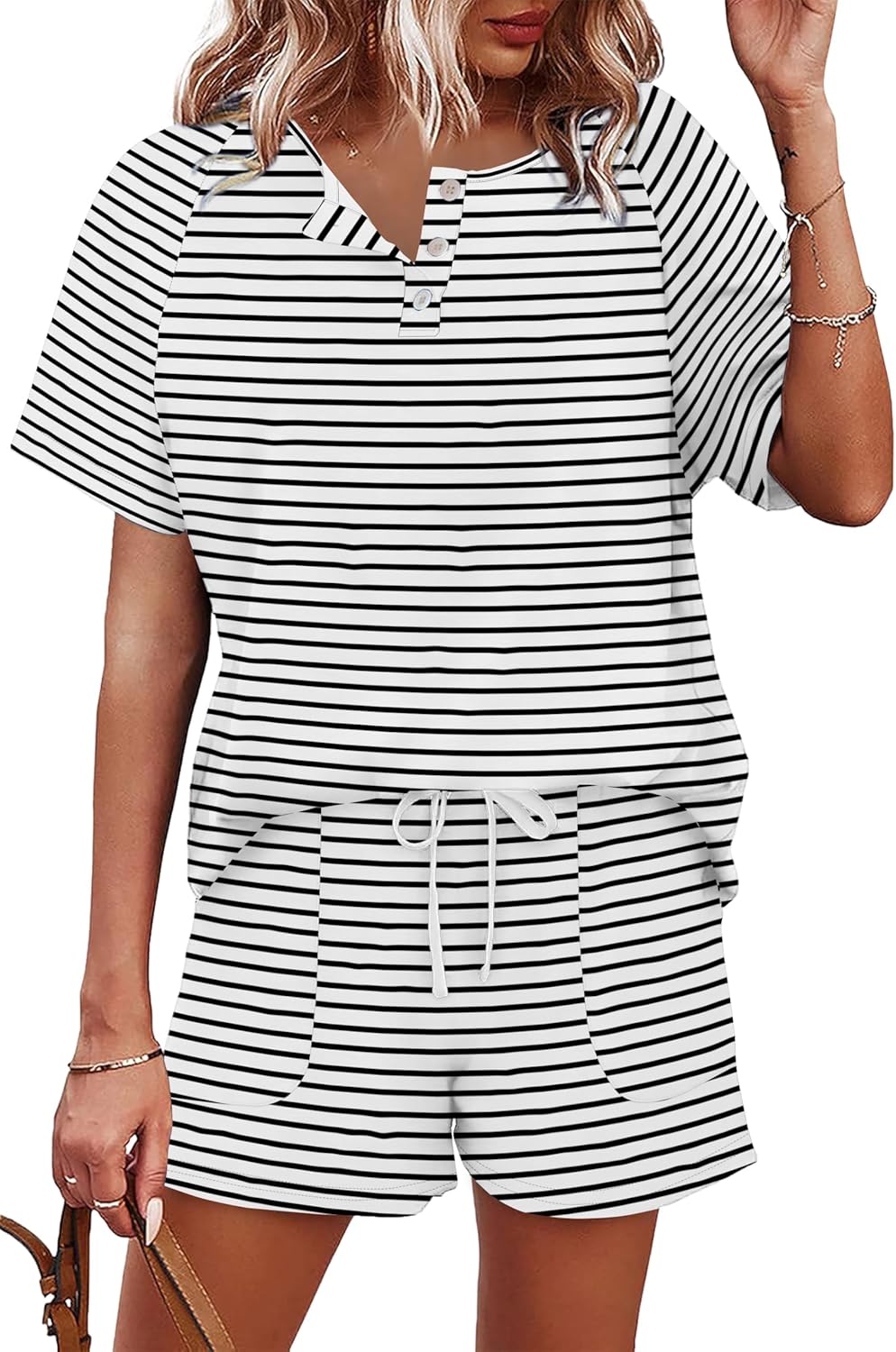 Comfortable WIHOLL Two Piece Outfits for Women Lounge Sets
