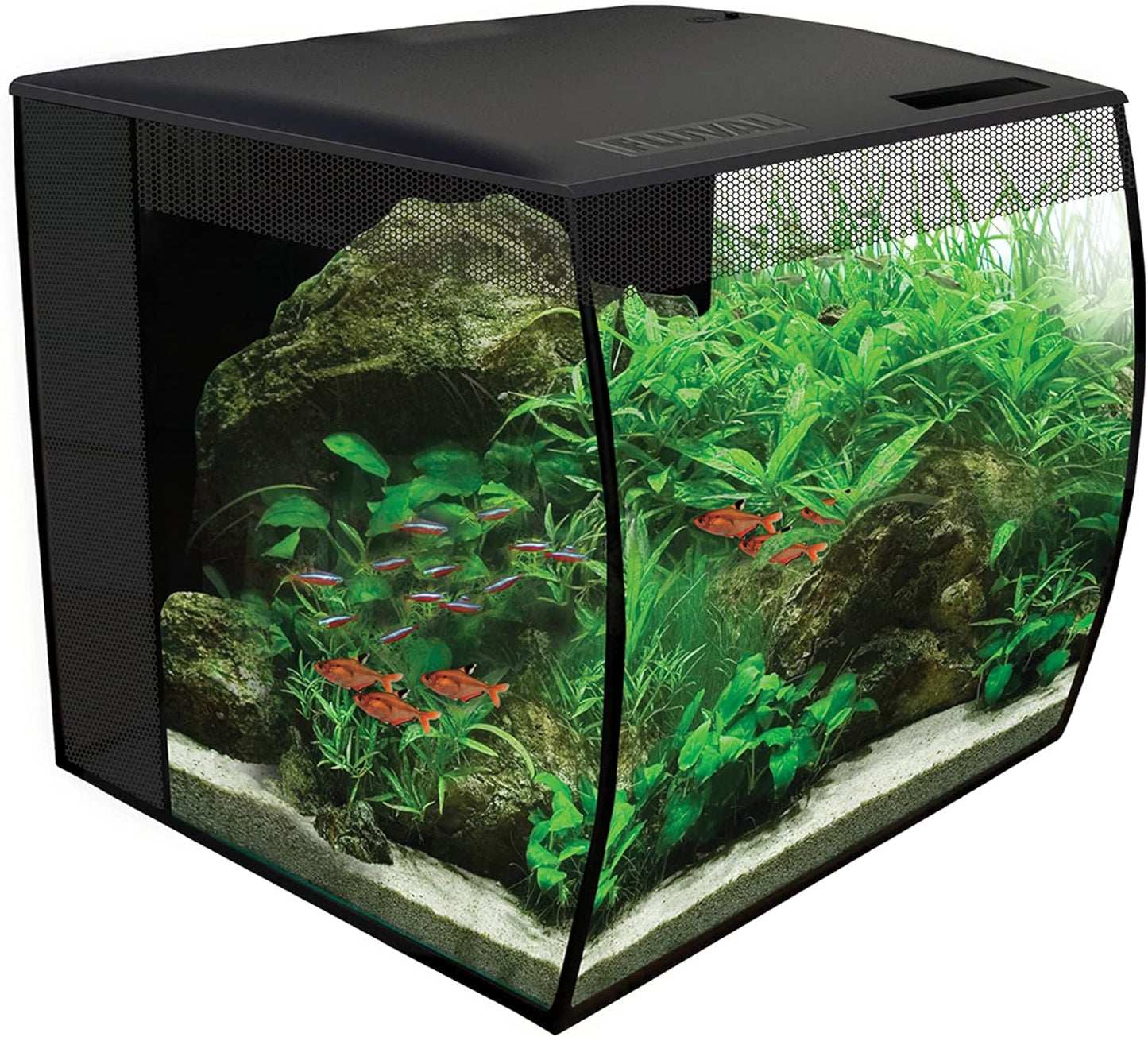 Fluval Flex 9 Gallon Glass Aquarium Kit for Stylish Aquatic Life