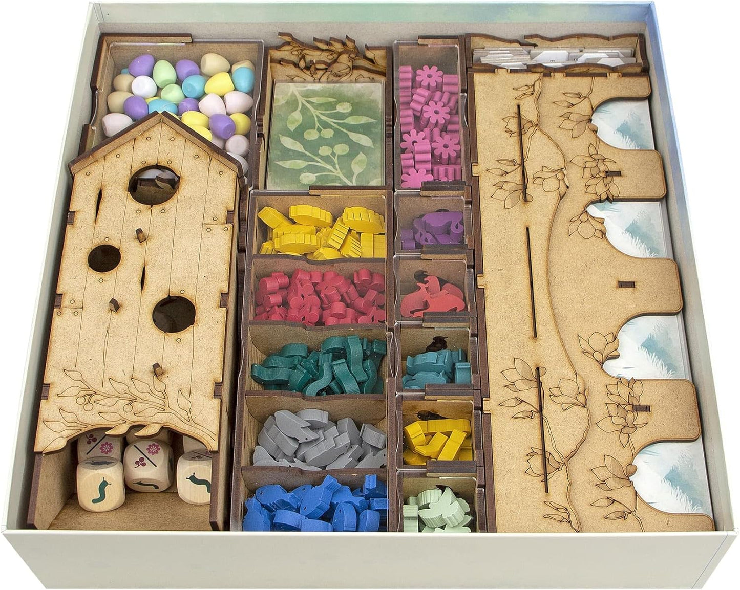 TowerRex Organizer for Wingspan Board Game and Expansions