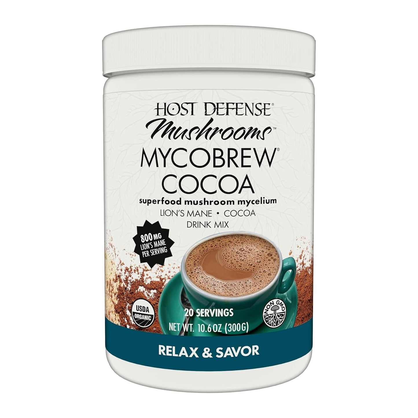 Organic Lion's Mane Superfood Cocoa Mix