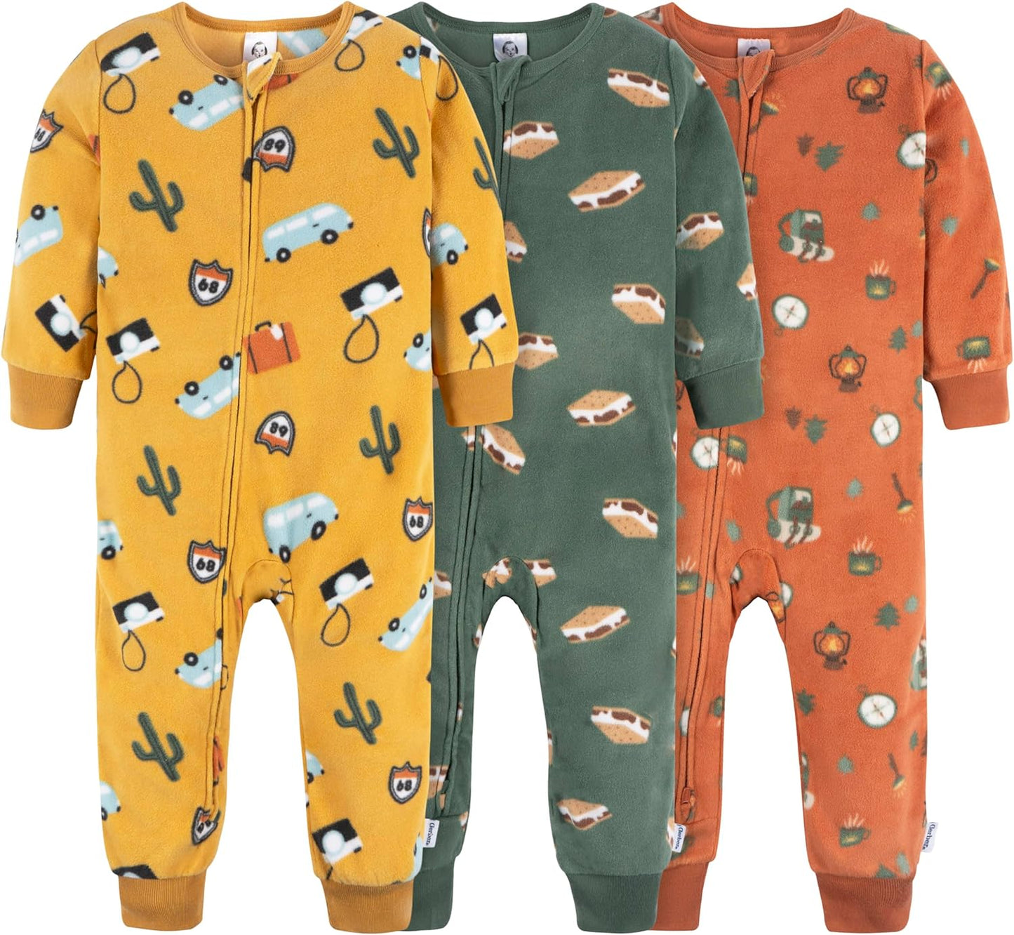 Gerber Flame Resistant Footless Pajamas (3 Pack) - Stay Safe, Sleep Easy!
