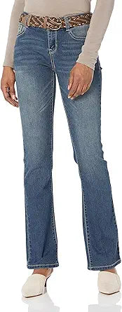 WallFlower Women's Legendary Slim Bootcut Mid-Rise Jeans Review