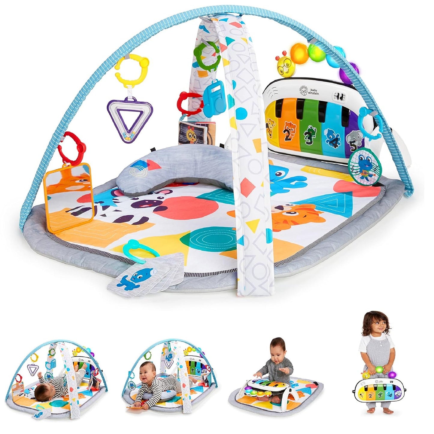 Baby Einstein 4-in-1 Kickin' Tunes Music Play Gym for Infants