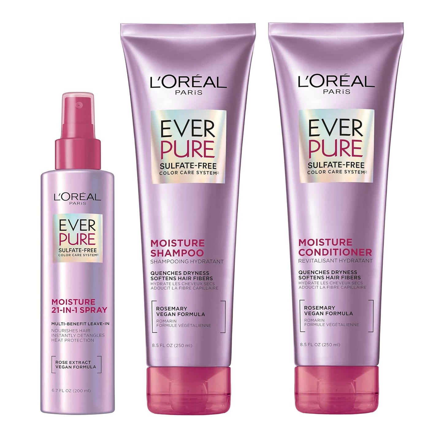 L'Oreal EverPure Moisture Kit - Sulfate Free, Rosemary Infused | 6.8 fl oz