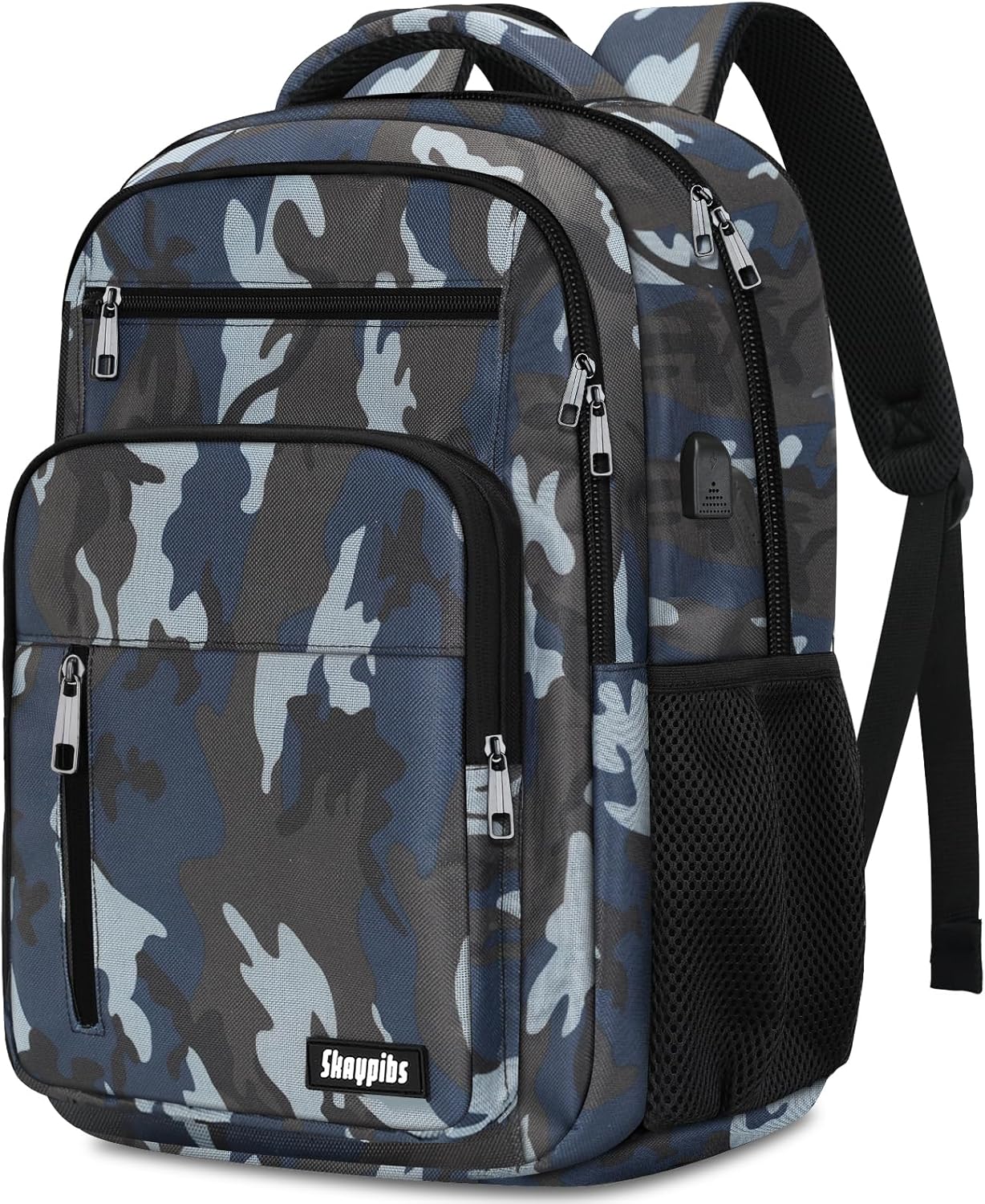 Durable 15.6 Inch Laptop Backpack with USB Port for All Ages