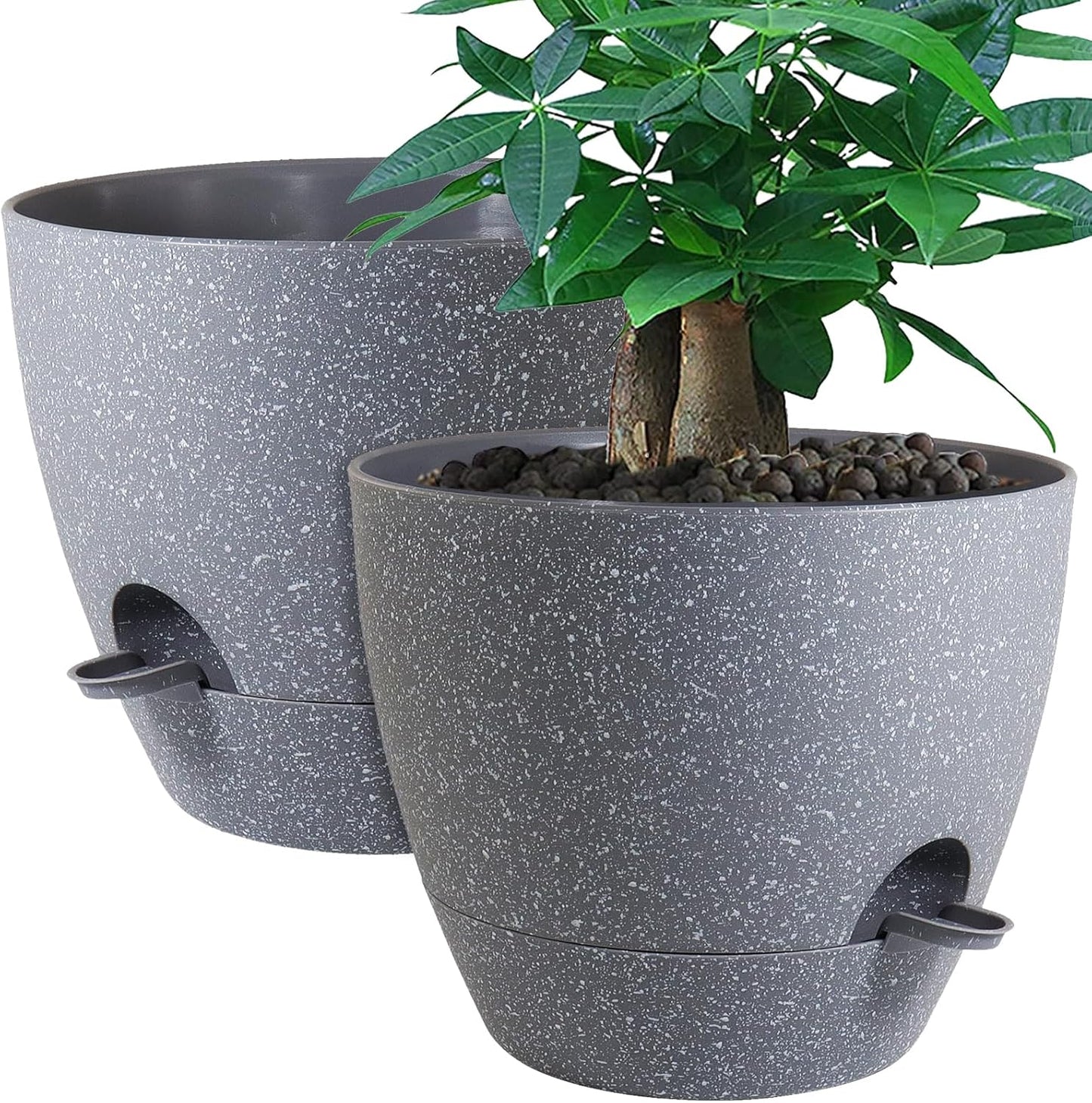 12inch Self Watering Planters with Large Reservoir for Plants