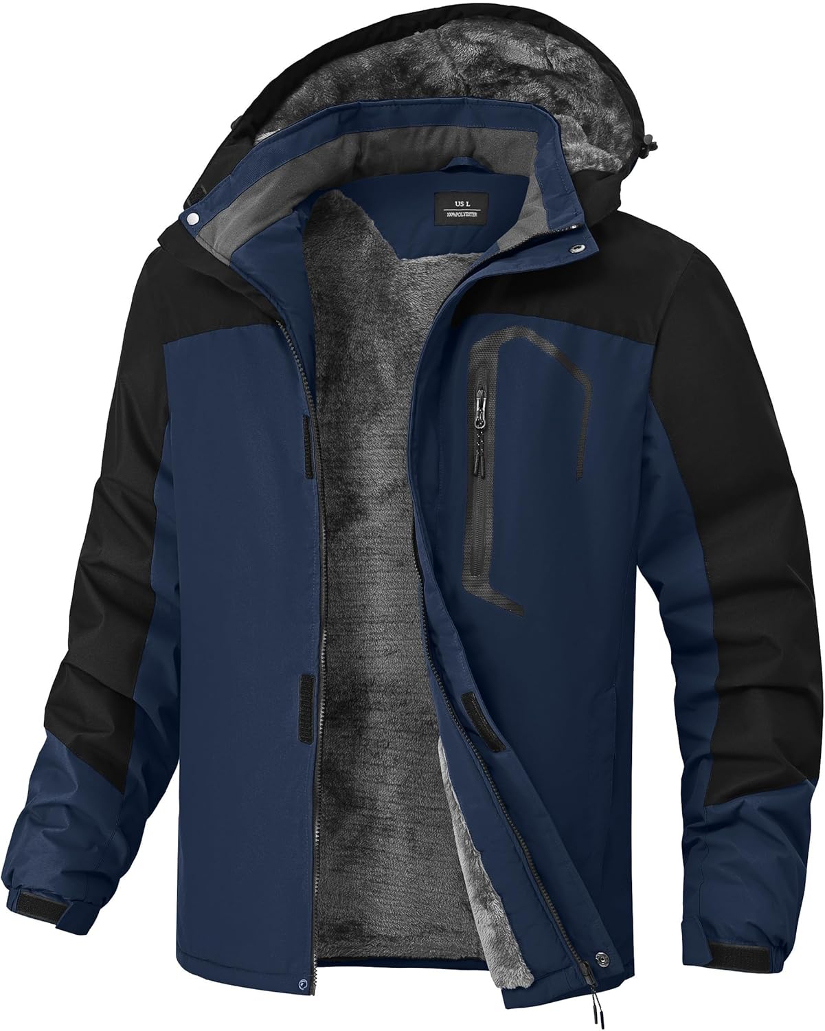 Mens Winter Jackets Waterproof Warm Fleece Ski Jacket Review