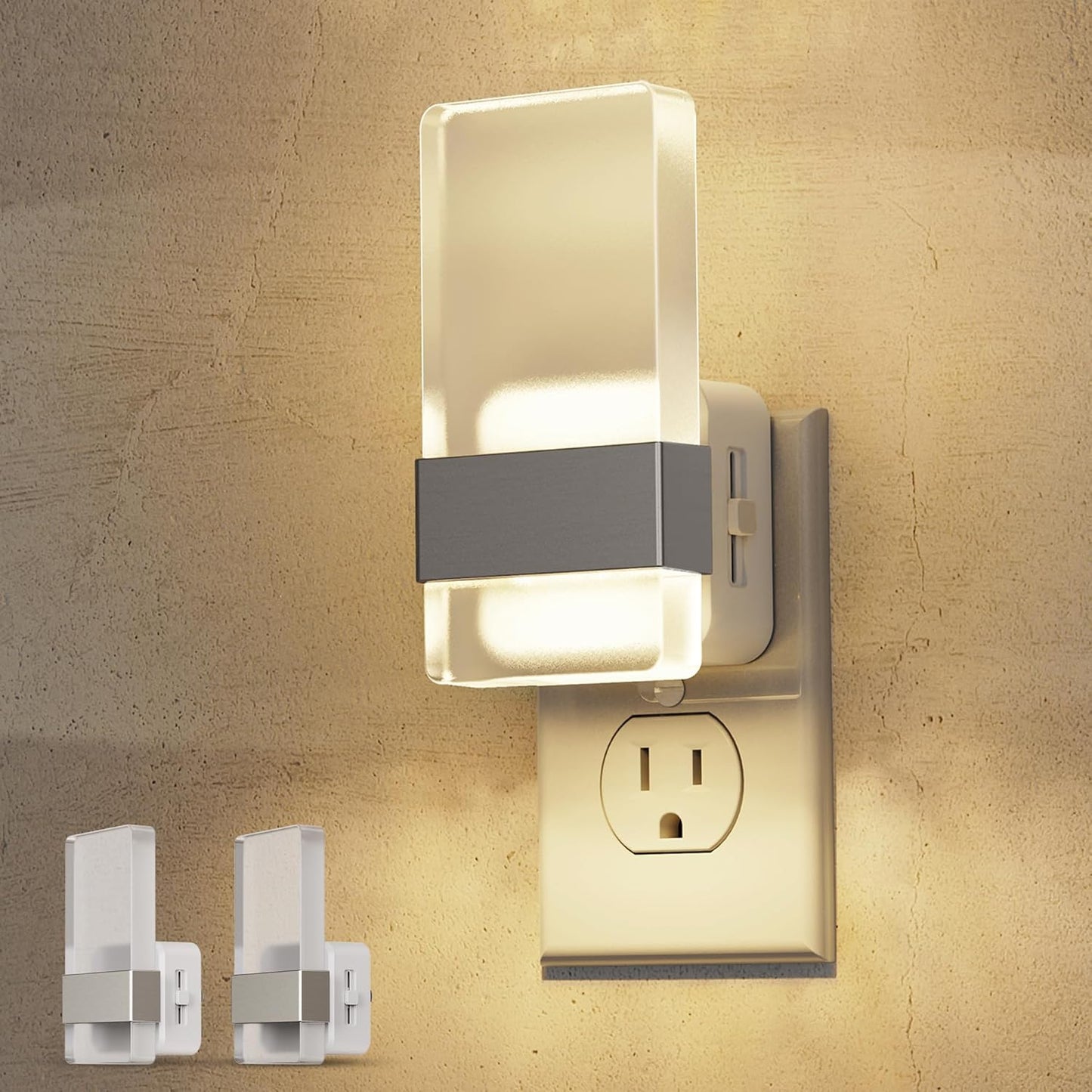 L LOHAS LED Night Light with Dusk-to-Dawn Sensor for Home