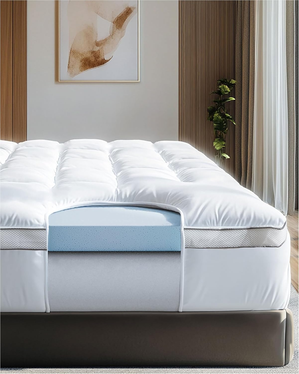 ViscoSoft 4 Inch Pillow Top Memory Foam Mattress Topper Review