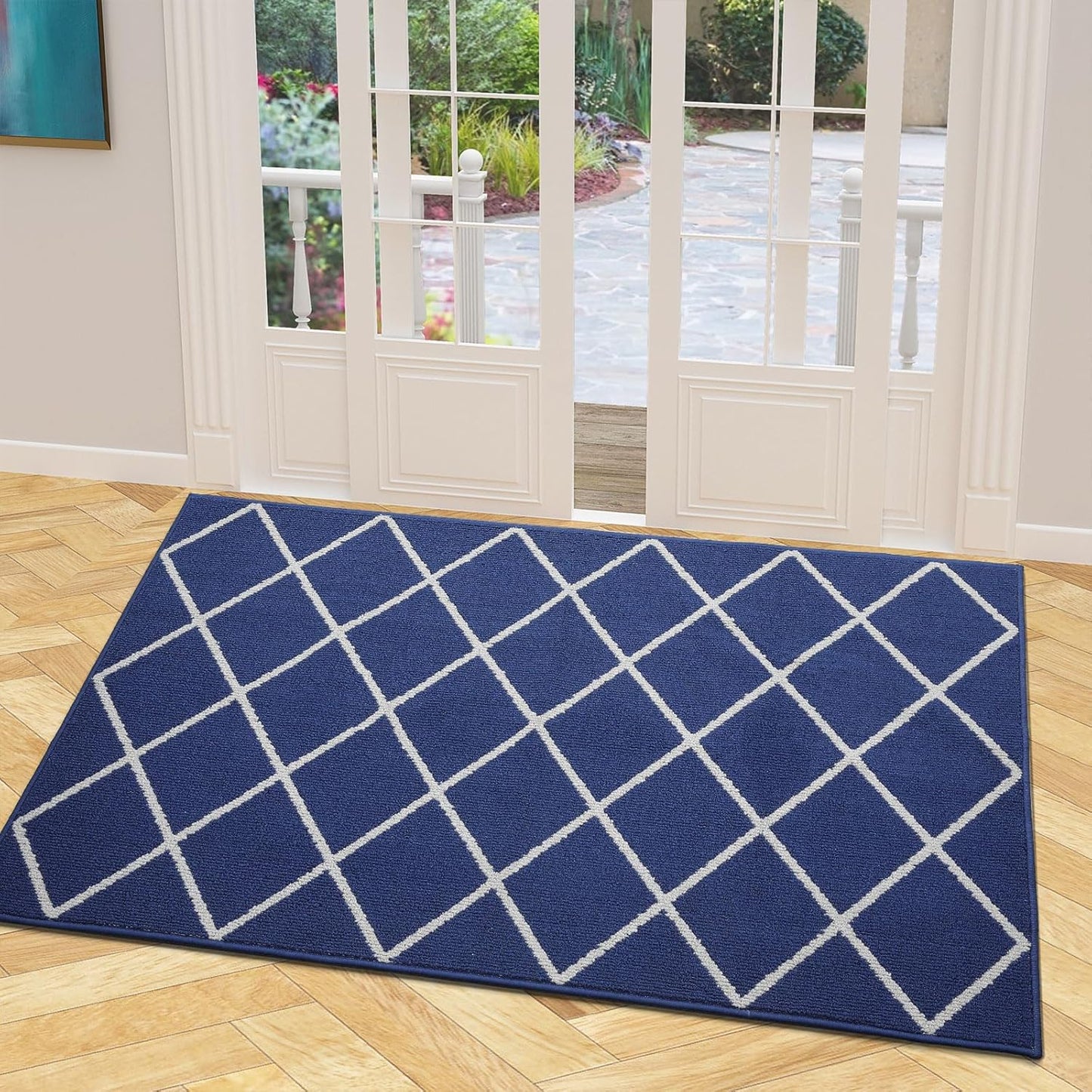 Finchitty Indoor Door Mat - Absorbent, Non-Slip, Washable Design