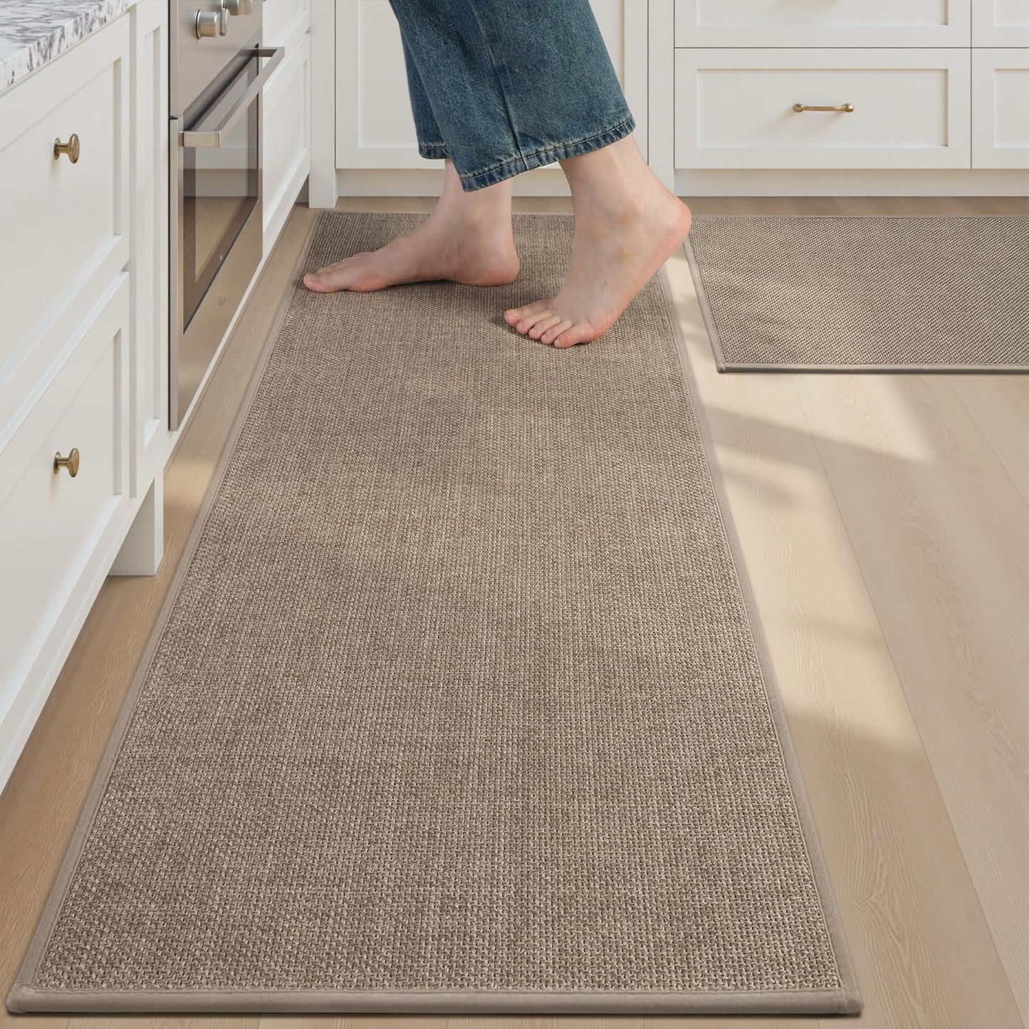 PADOOR Kitchen Rugs Sets of 2 for Comfort and Safety