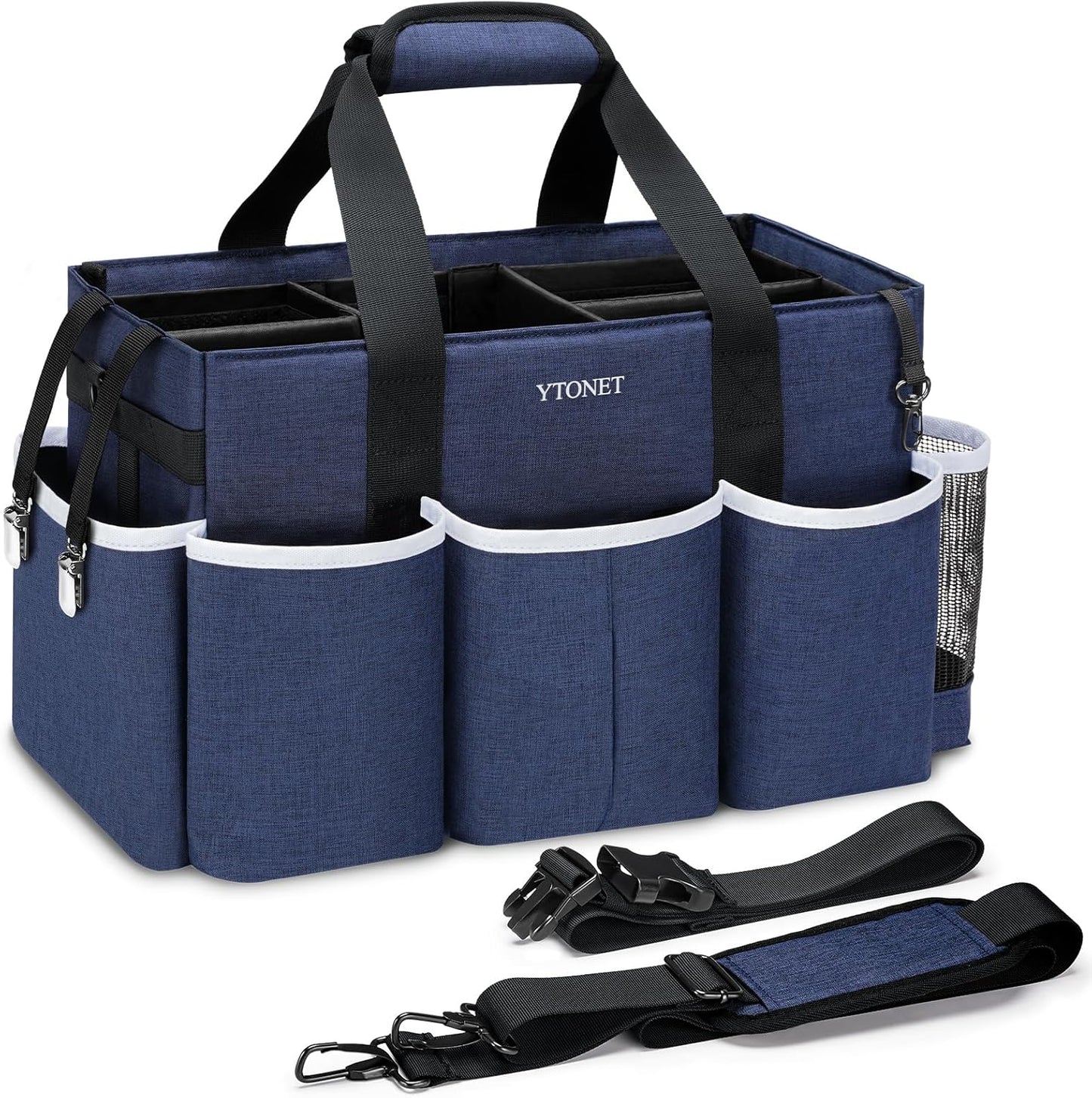 Ytonet Extra Large Cleaning Caddy Bag for Housekeepers and More