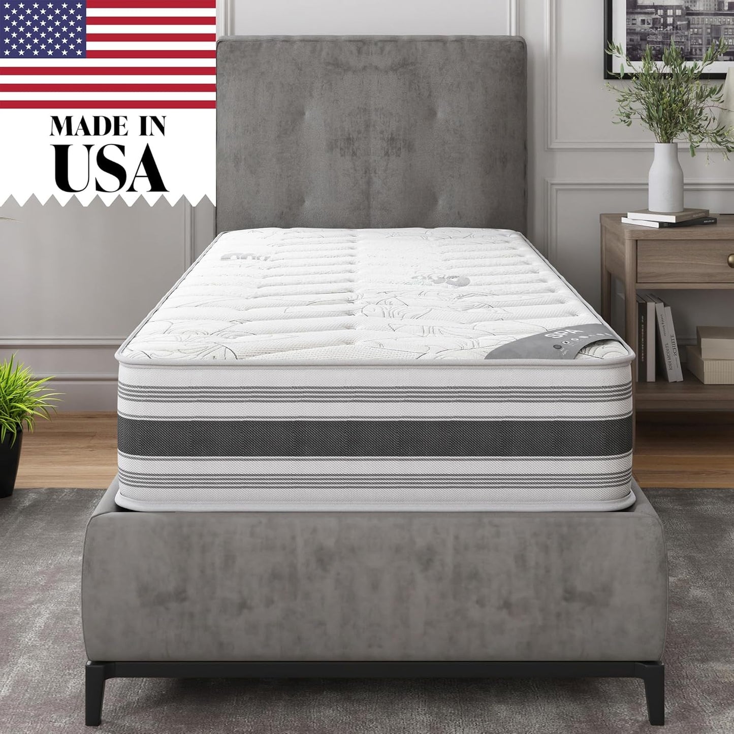 Ottomanson Twin 12 Hybrid Mattress with Meditation Technology