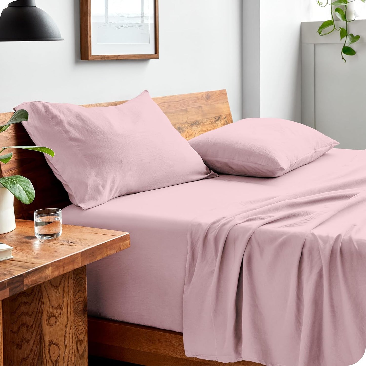 Bare Home Queen Sheet Set - Luxury 1800 Ultra-Soft Microfiber