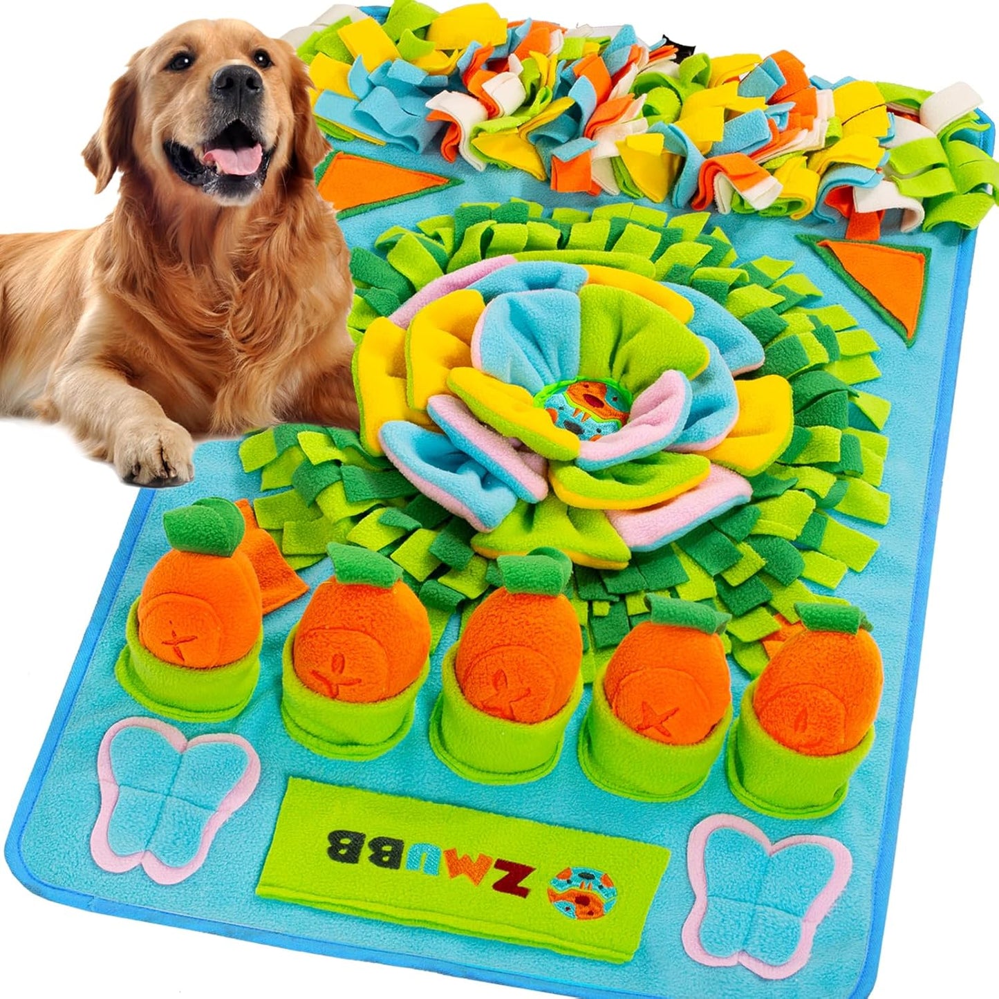 Pet Snuffle Mat for Dogs by ZMUBB - Interactive Feeding Toy