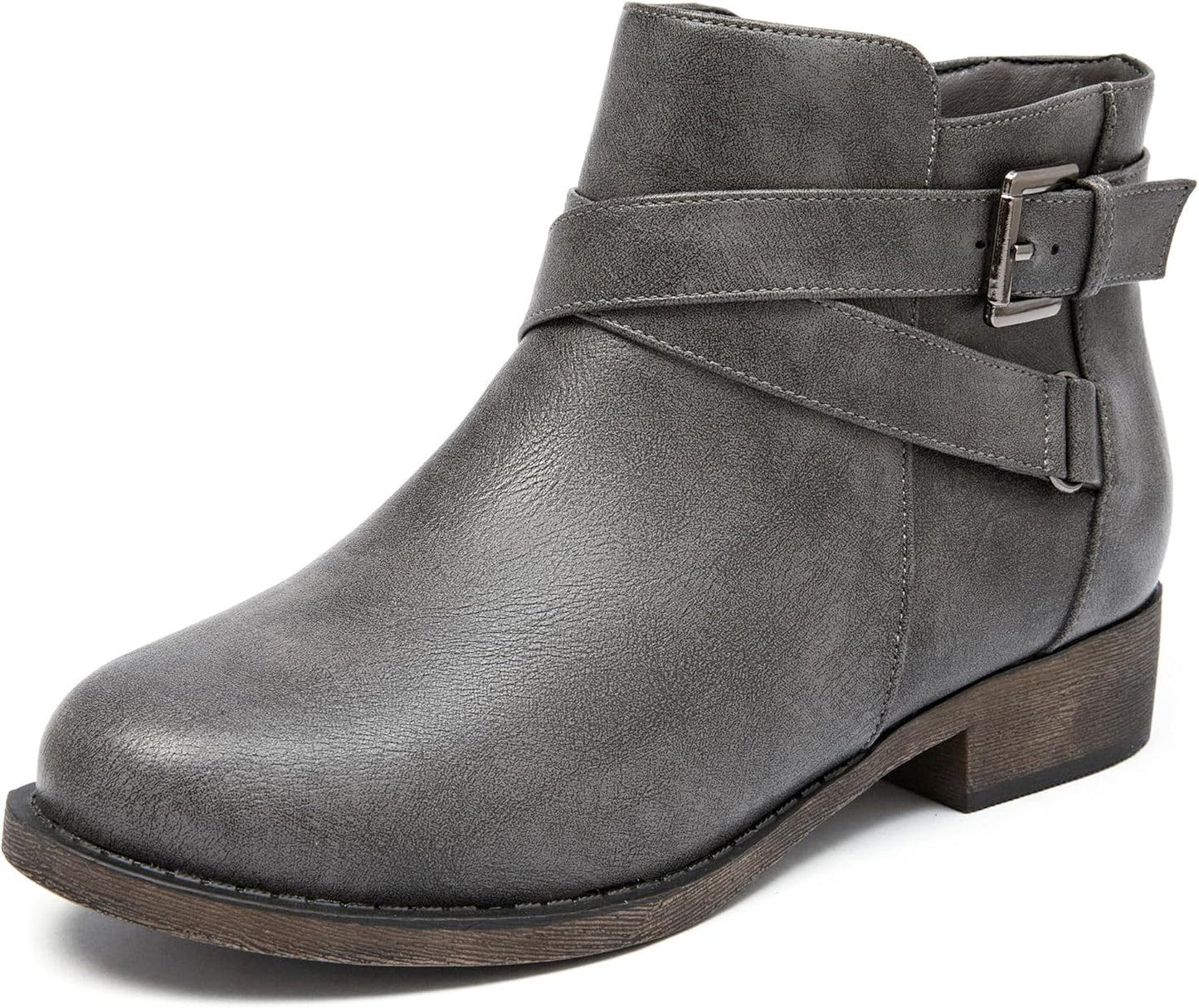 Ataiwee Women's Ankle Boots - Stylish Side Zip Comfort Footwear