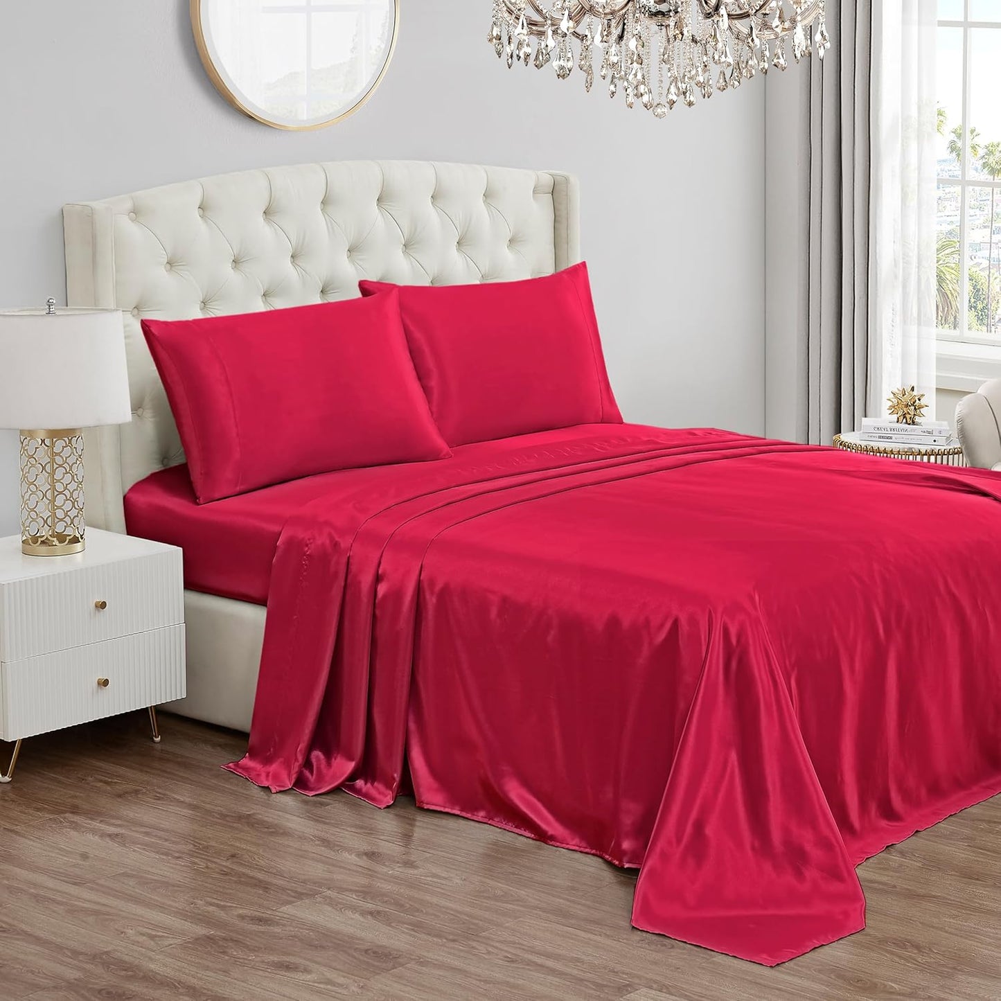 Juicy Couture Satin Bed Sheet Set for Luxurious Sleep Experience