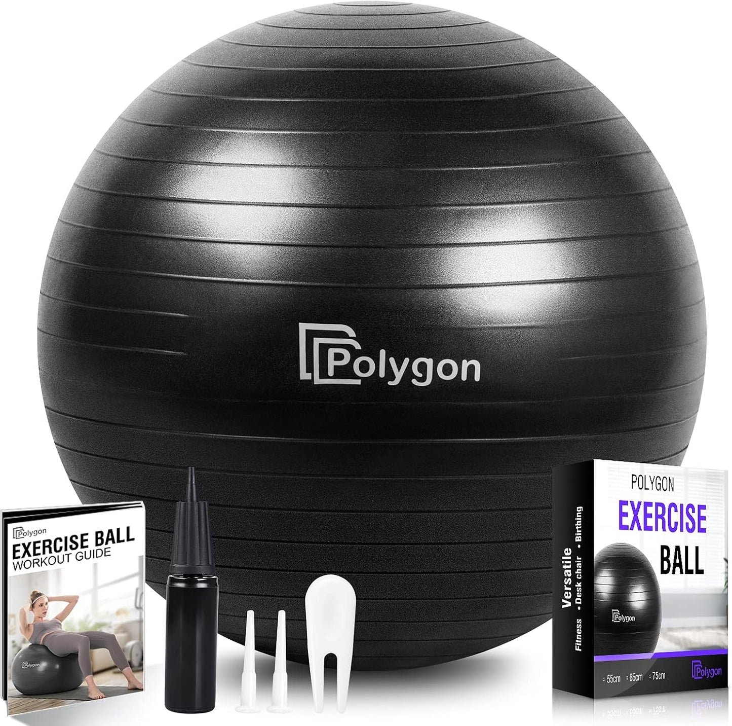 Professional Anti-Burst Exercise Ball - Balance & Stability