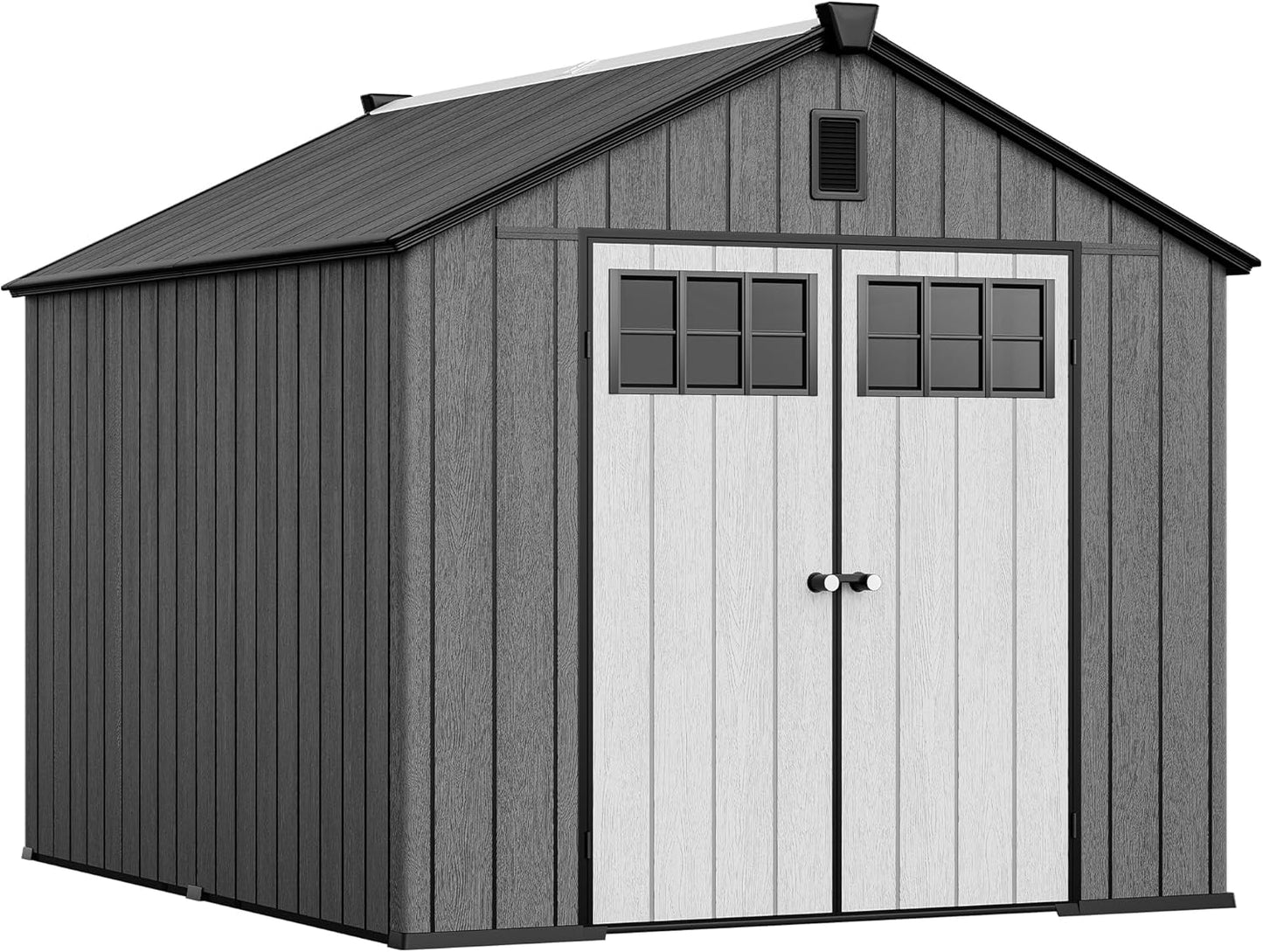 YITAHOME 8x10 FT Outdoor Storage Shed for Bikes and Tools
