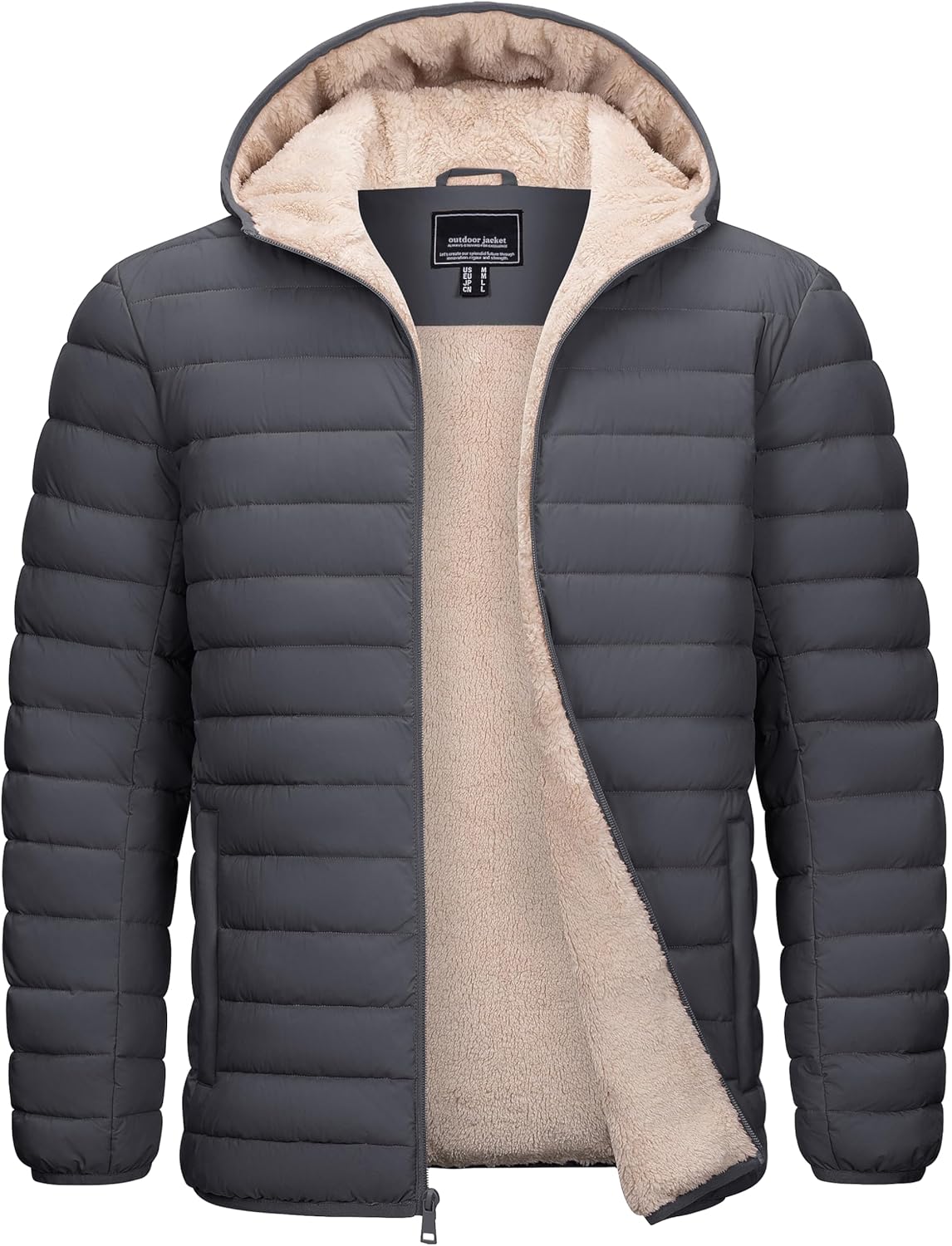 Cotrasen Mens Puffer Jacket: Warm, Water Resistant & Stylish