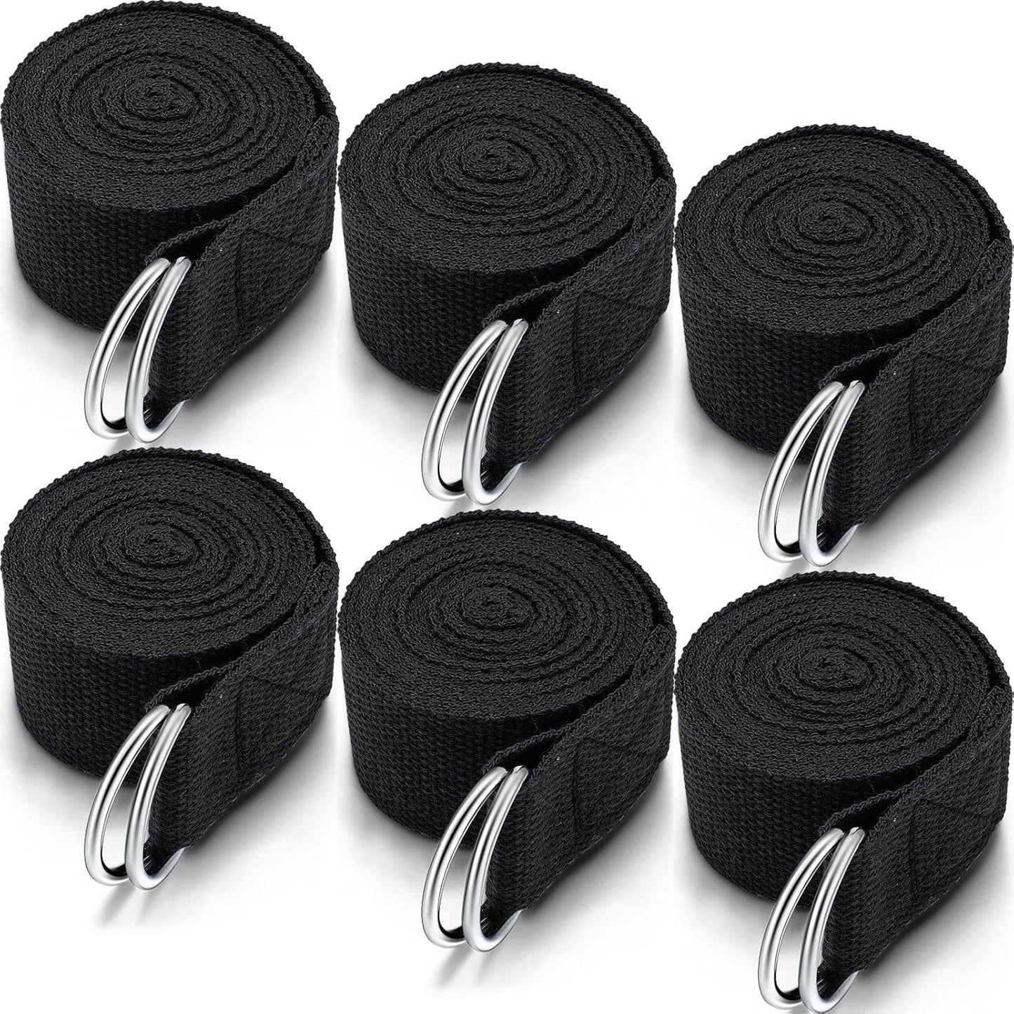 8 Ft Adjustable Yoga Strap Set by Yilloog