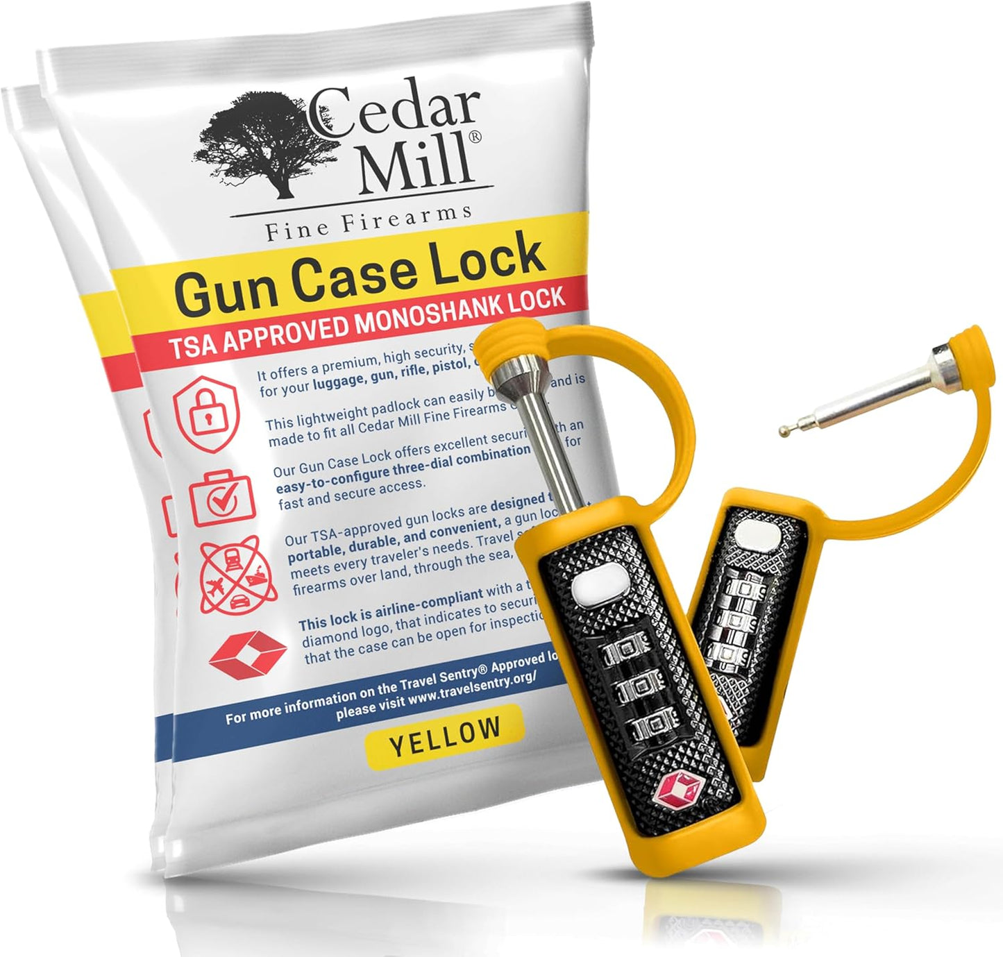 TSA Approved Tactical Gun Case Lock for Secure Travel Safety
