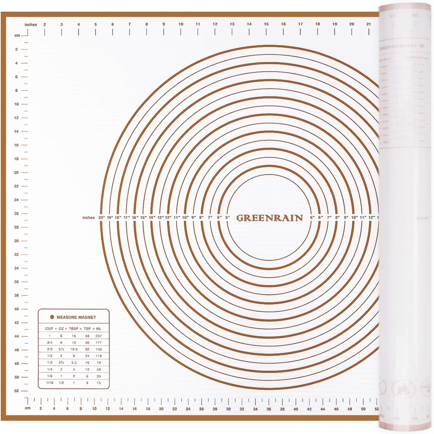 XL Non-Stick Silicone Pastry Mat - Versatile Baking Essential