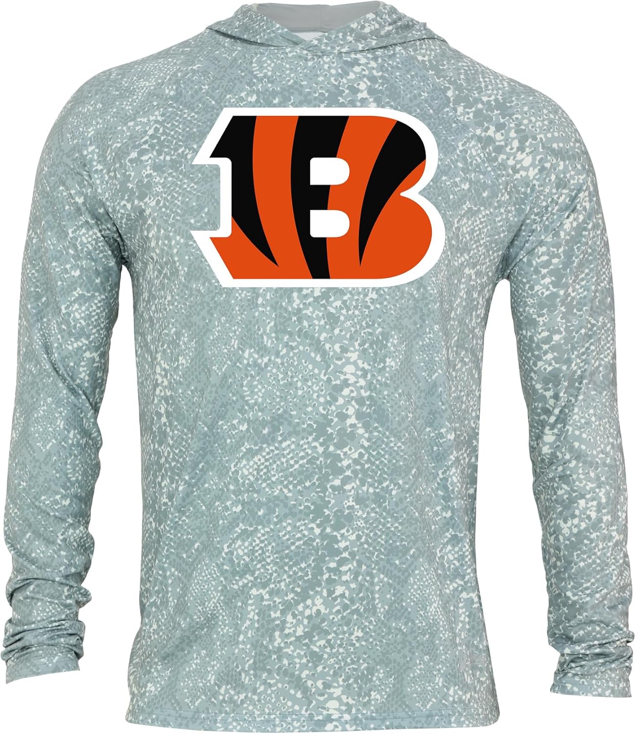 Zubaz NFL Men's All Over Lightweight Hoodie for Game Day Style