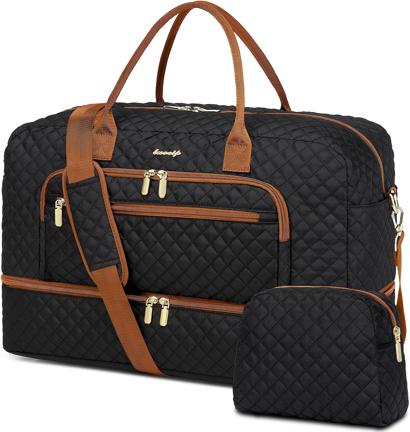 Travel Duffle Bag Weekender for Women with Shoe Compartment