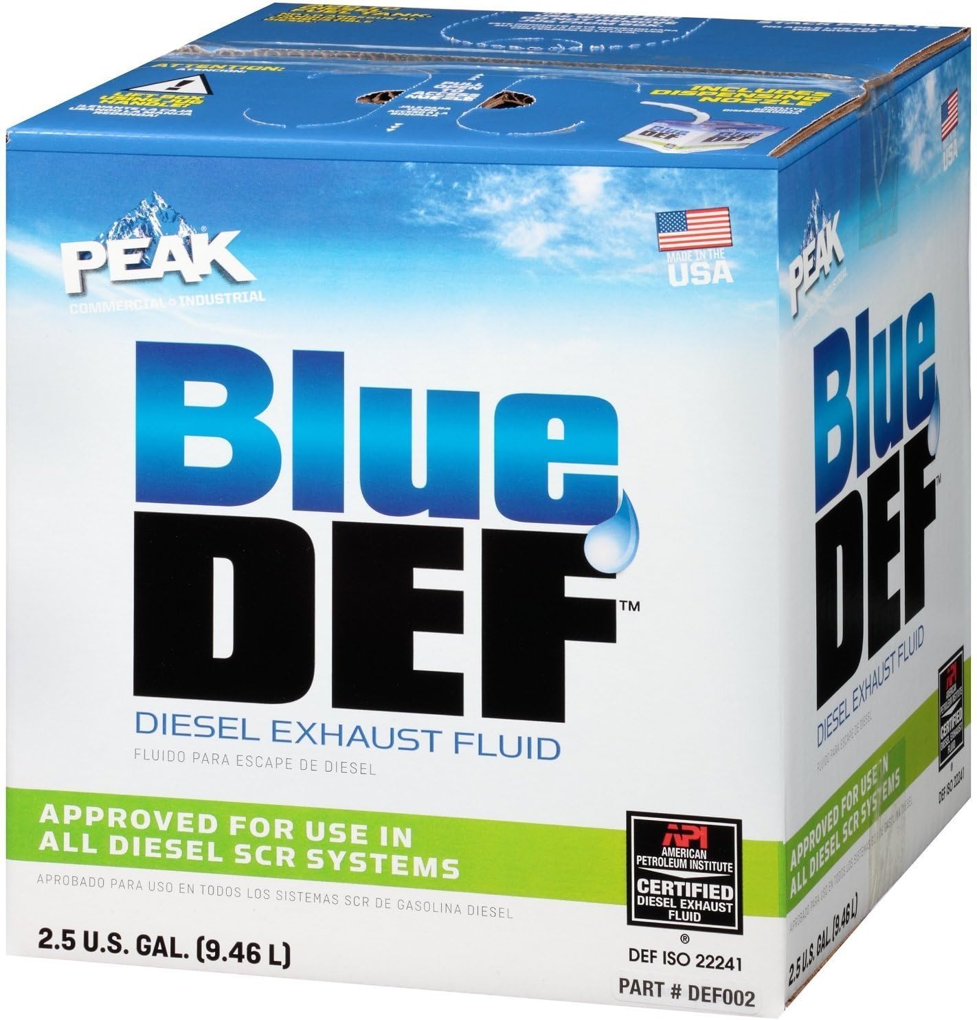 Blue Def DEF002-4PK Diesel Exhaust Fluid for Efficient Emissions