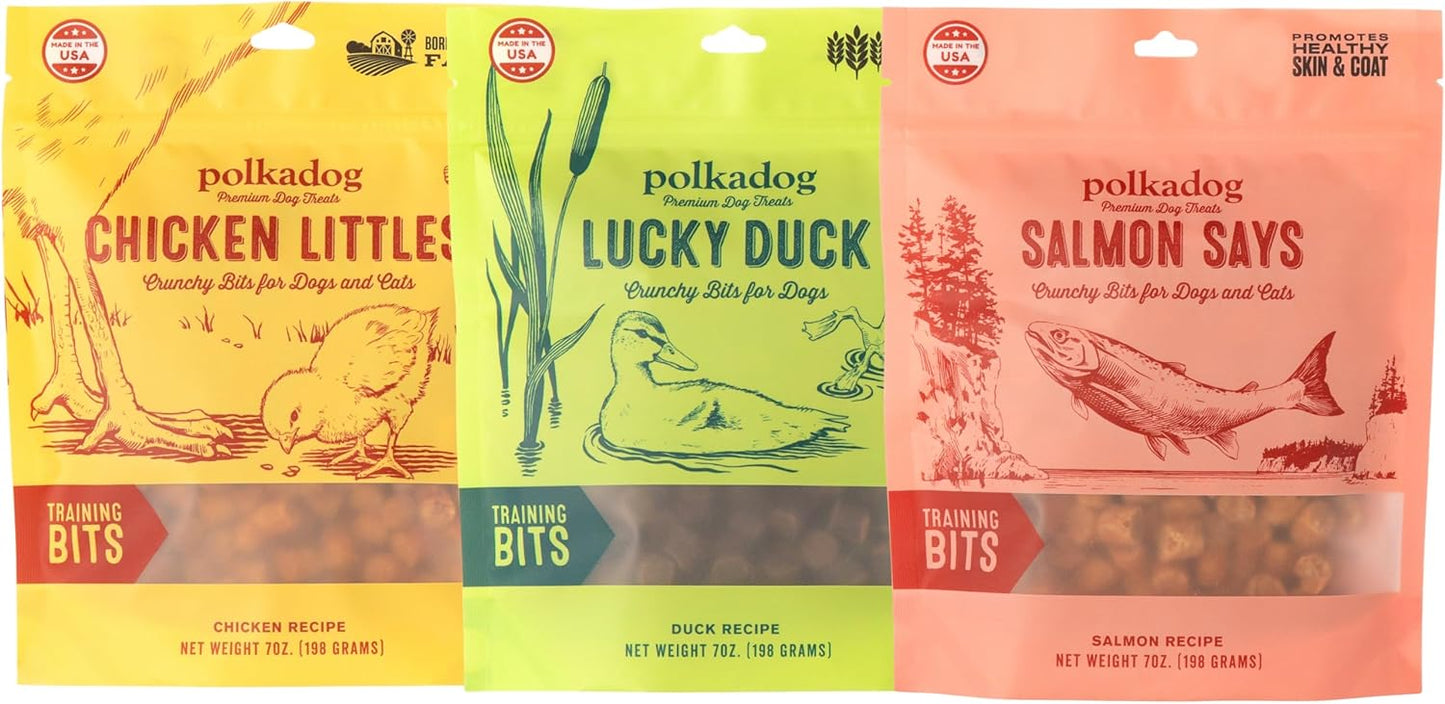 Polkadog Crunchy Training Bits Variety Pack for All Dogs
